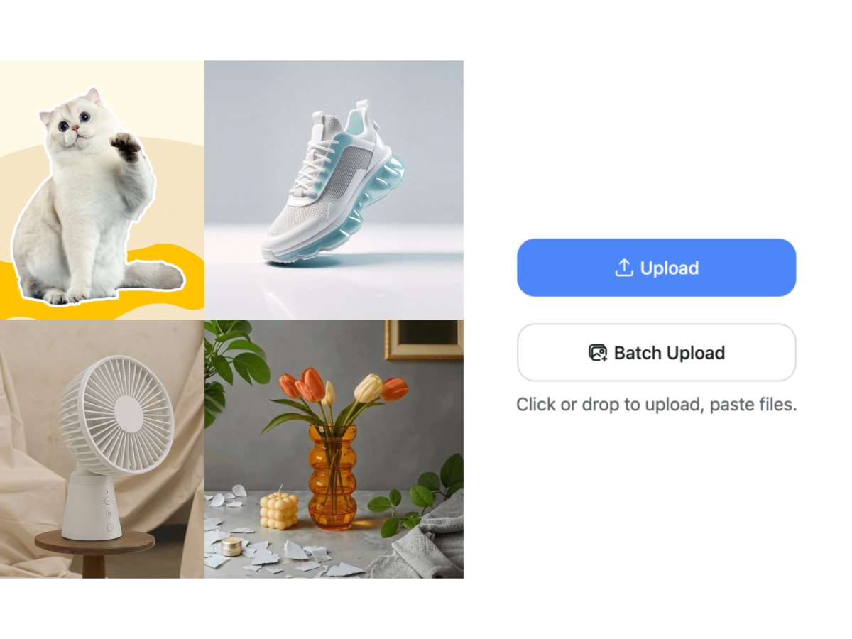 upload an image to remove the background