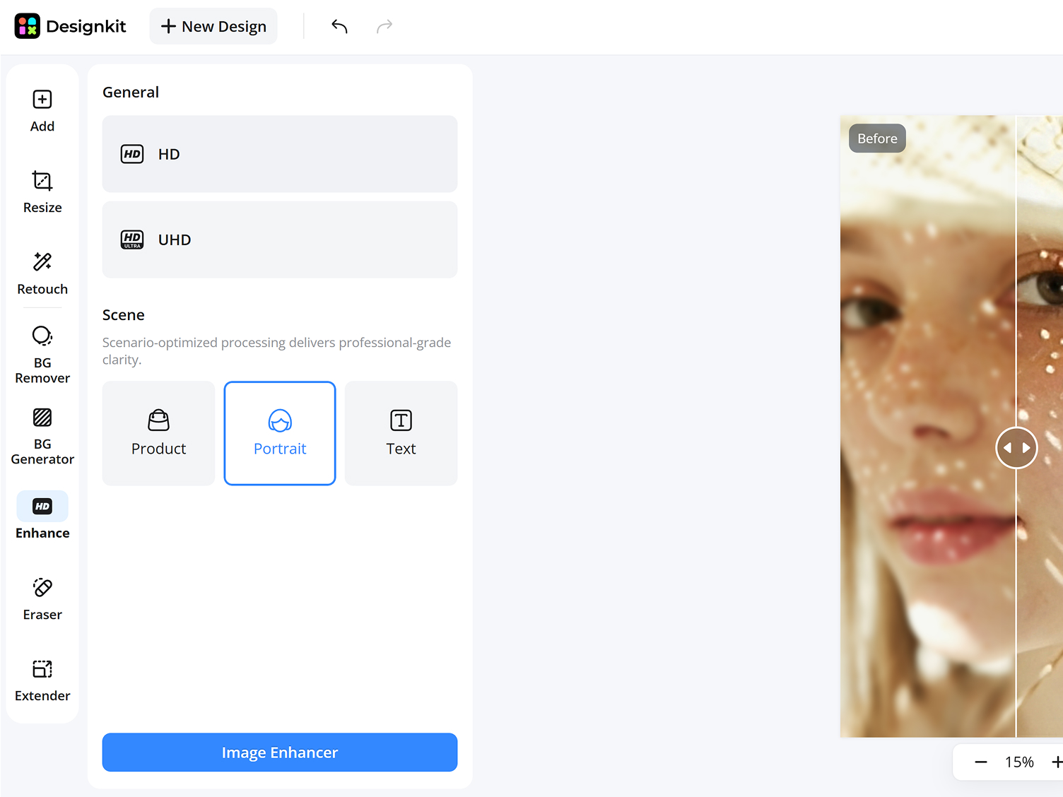 Apply AI Face Enhancement