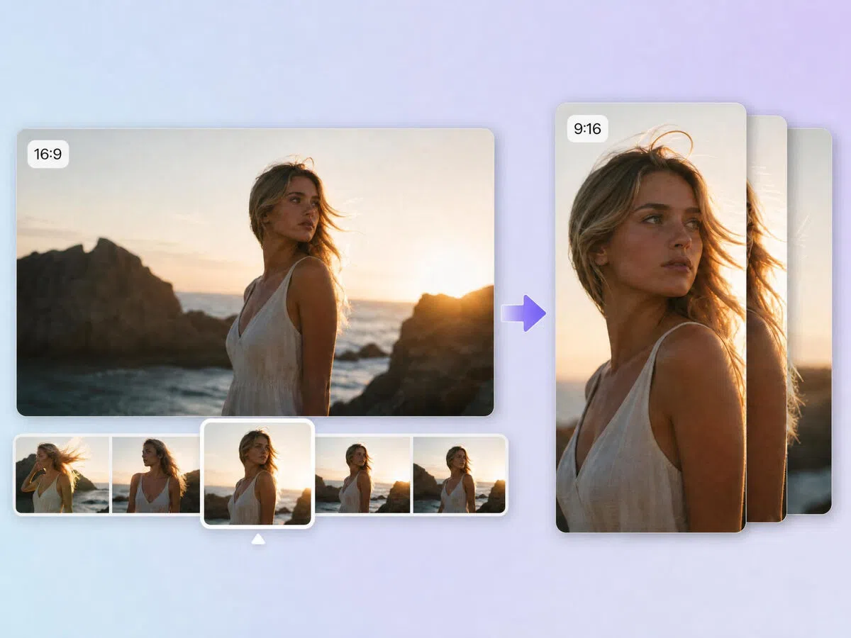 Convert Horizontal Videos to Vertical Shorts