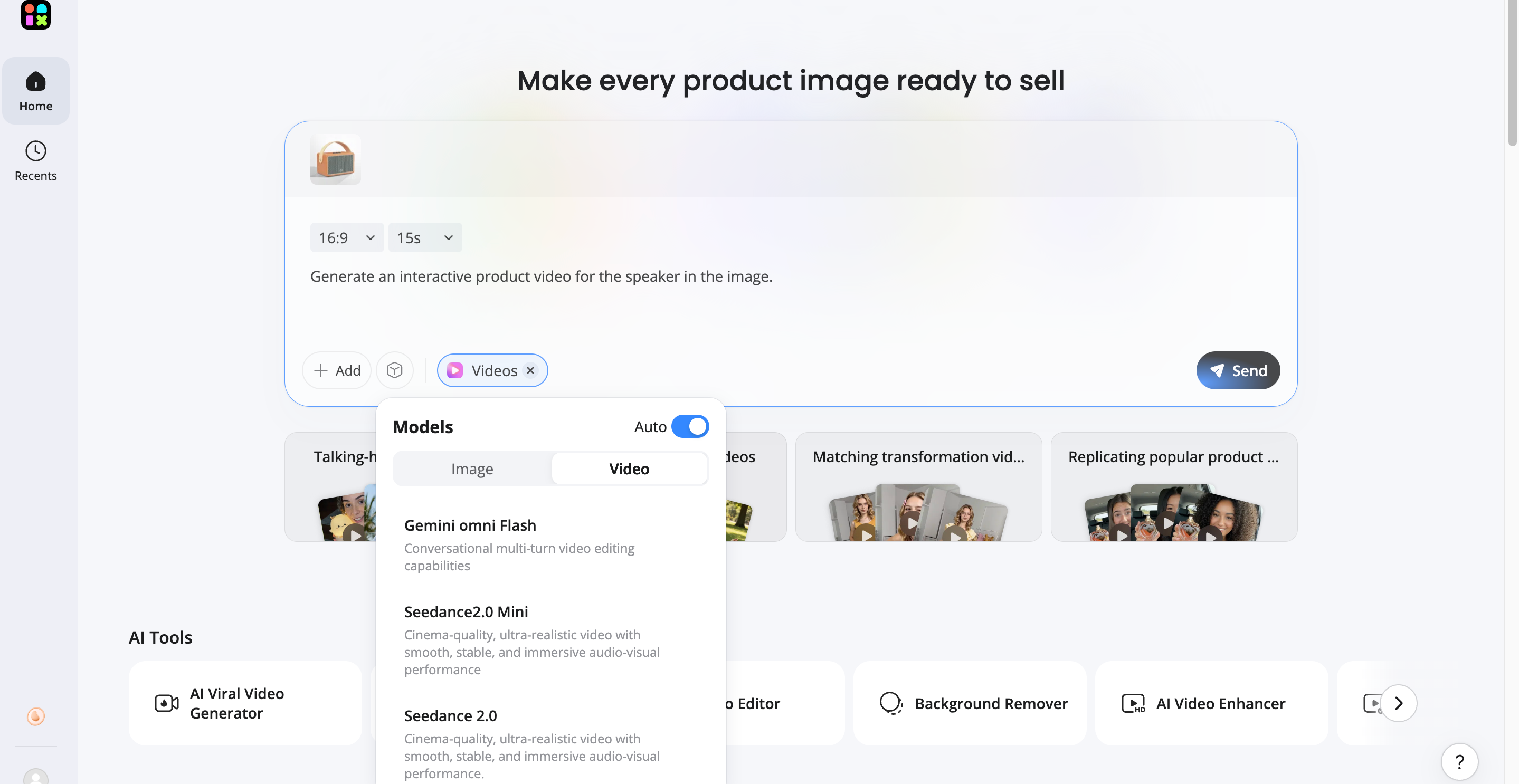 Generate ad-ready creative with AI