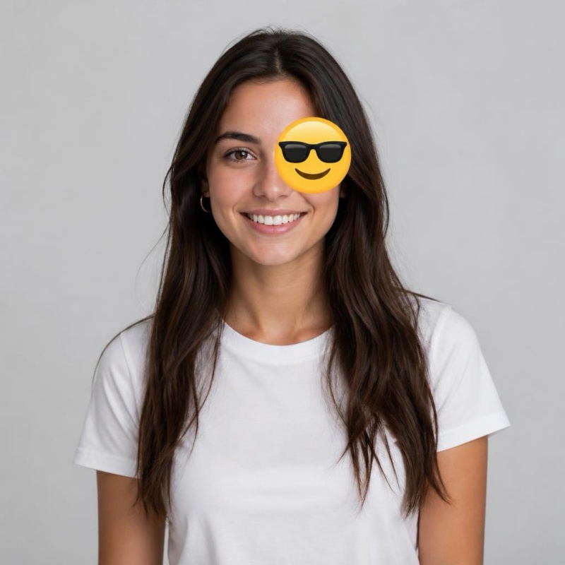 image sample with emoji