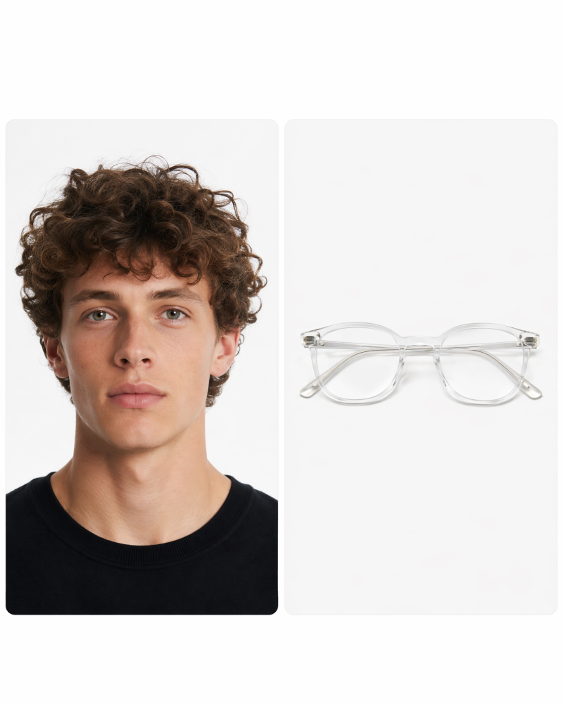 Portrait and eyeglasses for virtual glasses try-on