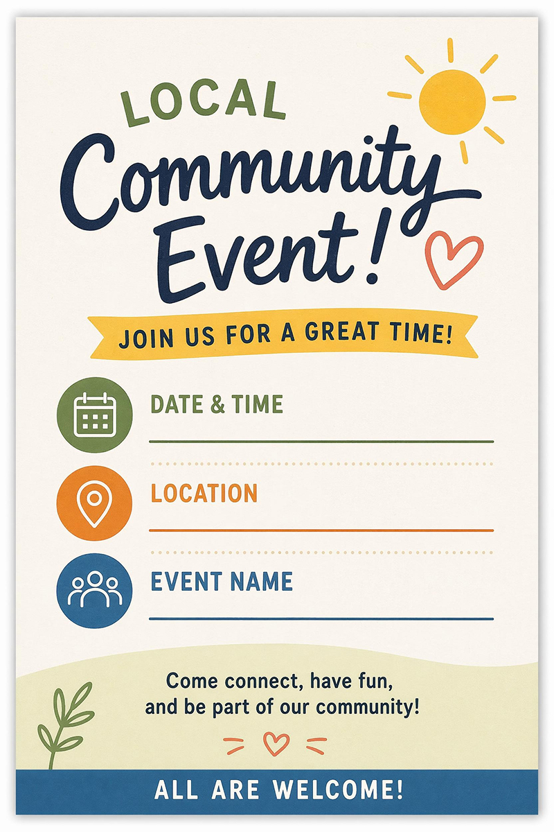 AI Generated Event Poster