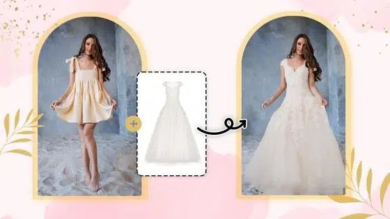 virtual wedding dress try-on