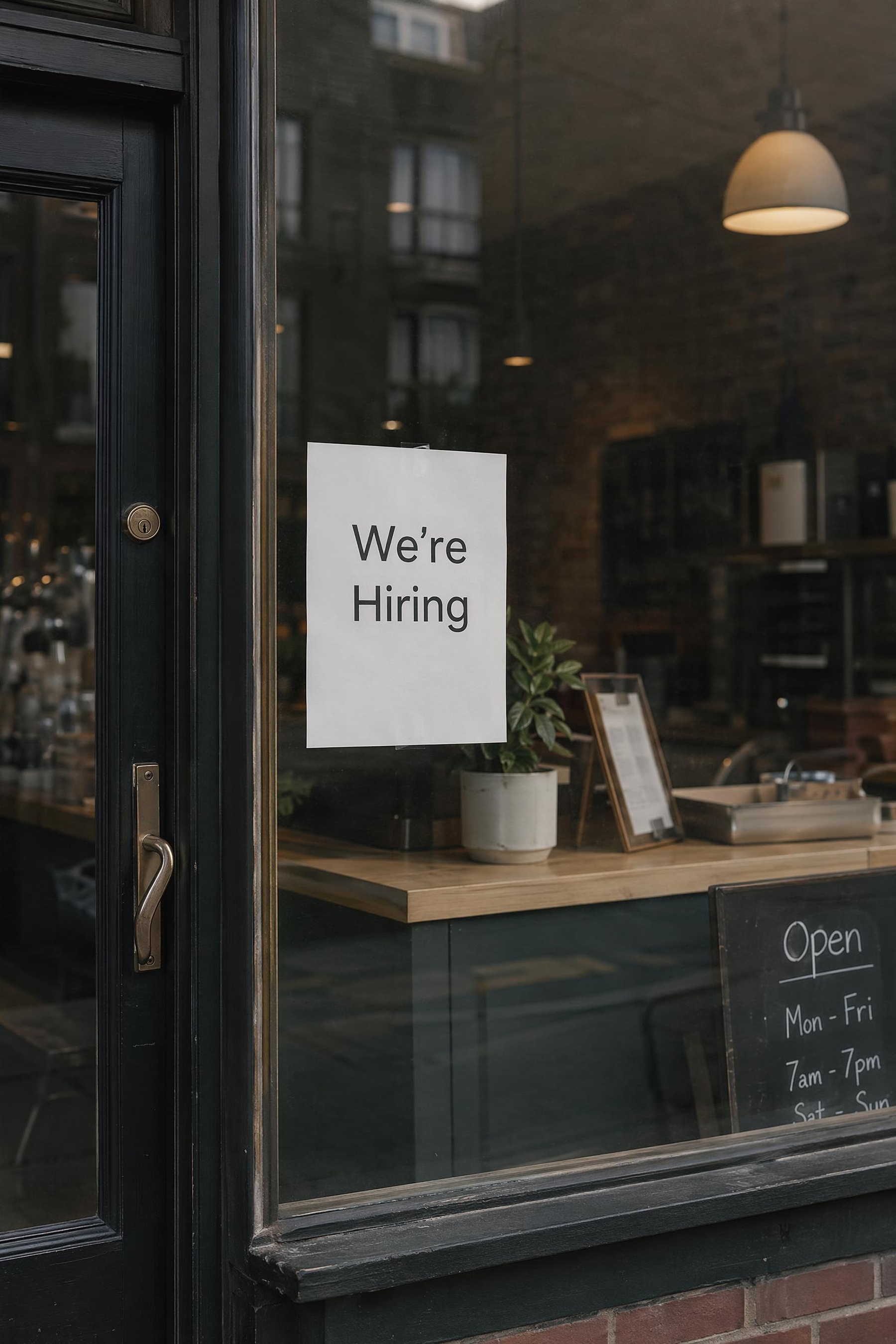 Reference image for AI hiring poster generation