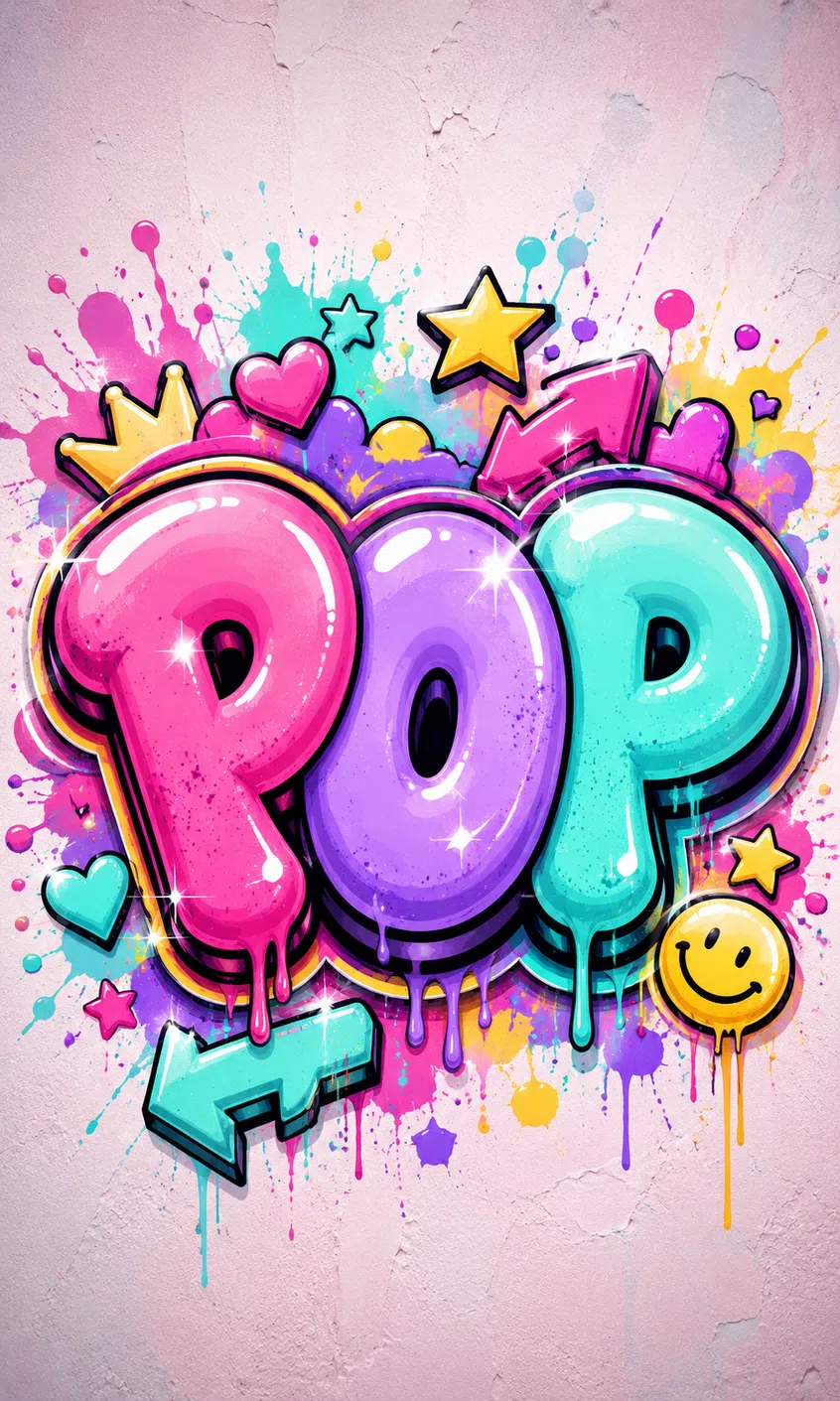 Bubble Graffiti Logo Graffiti