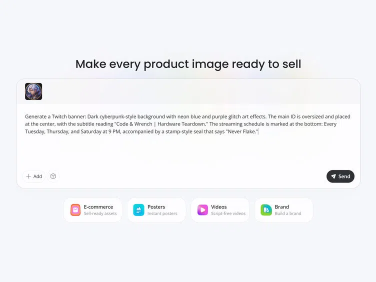 Upload Artwork or Add a Brief