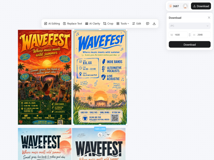 How to Design an Event Poster with AI