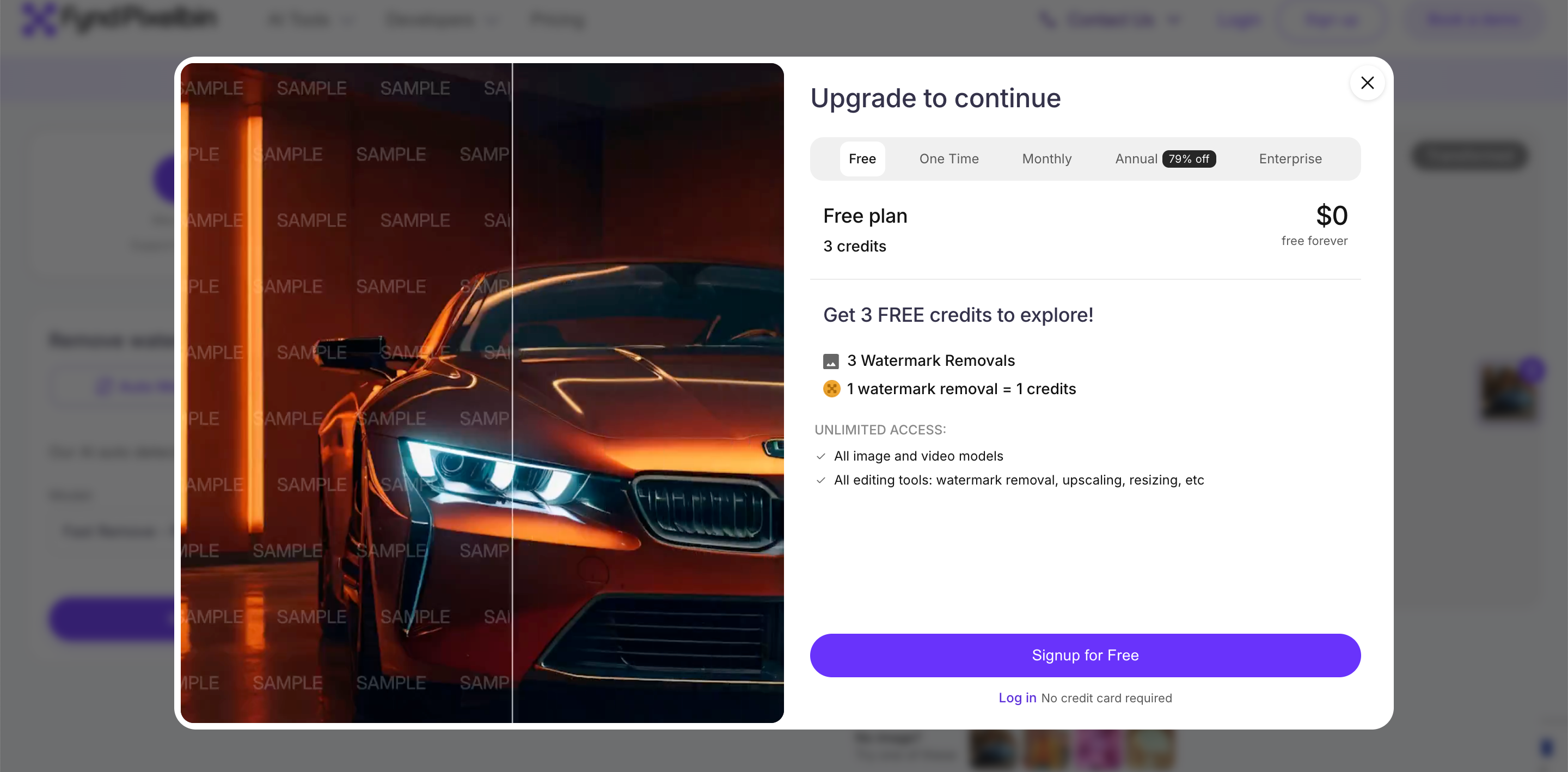 Pixelbin Watermark Remover Pricing Free Access
