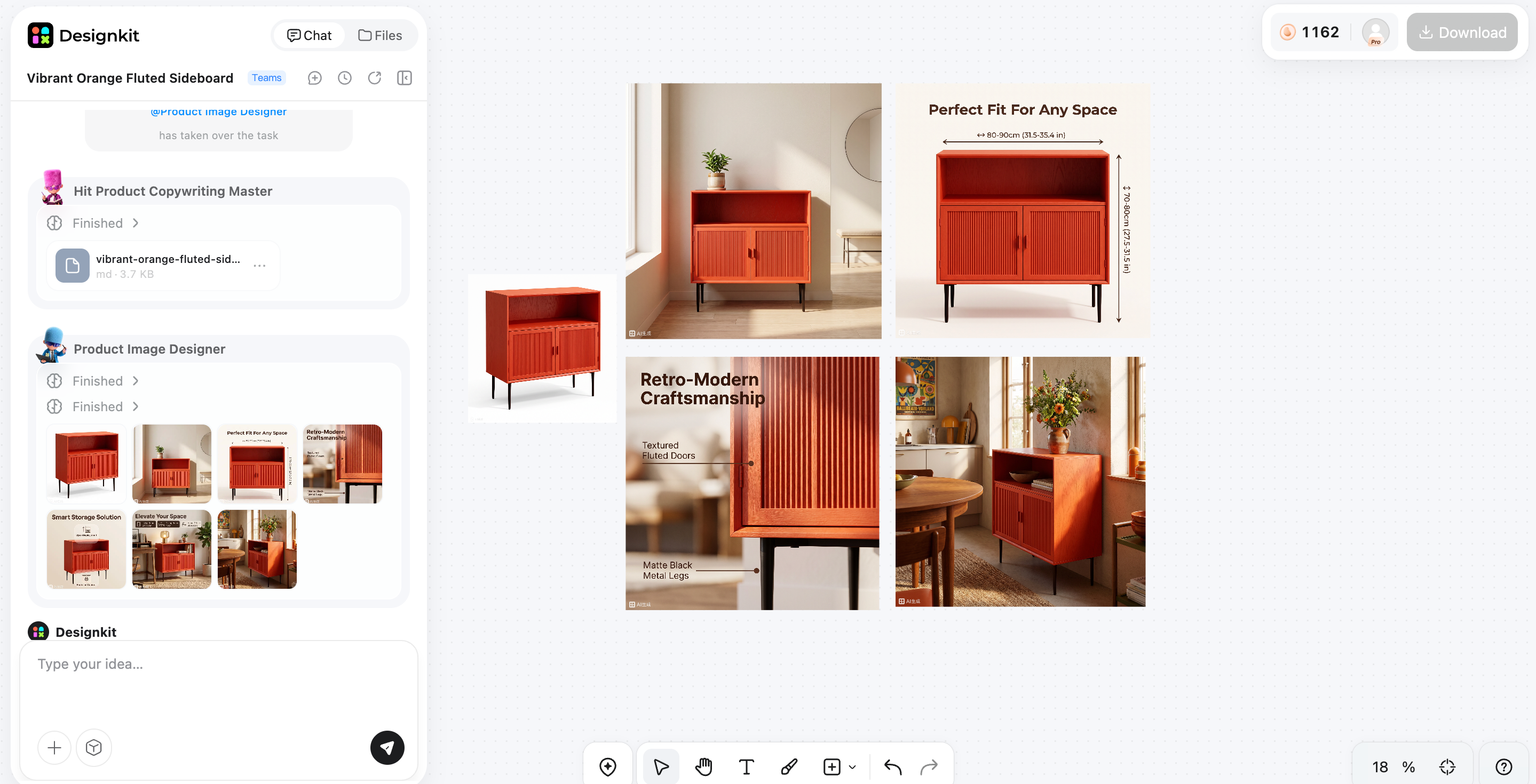 How to create product images with Designkit Preview and download
