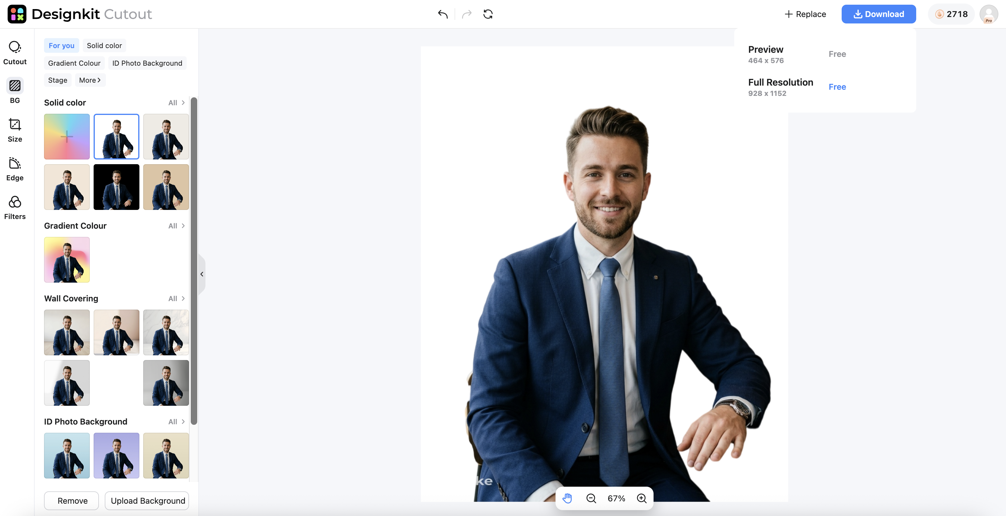 How to remove backgrounds with Designkit Export your final image