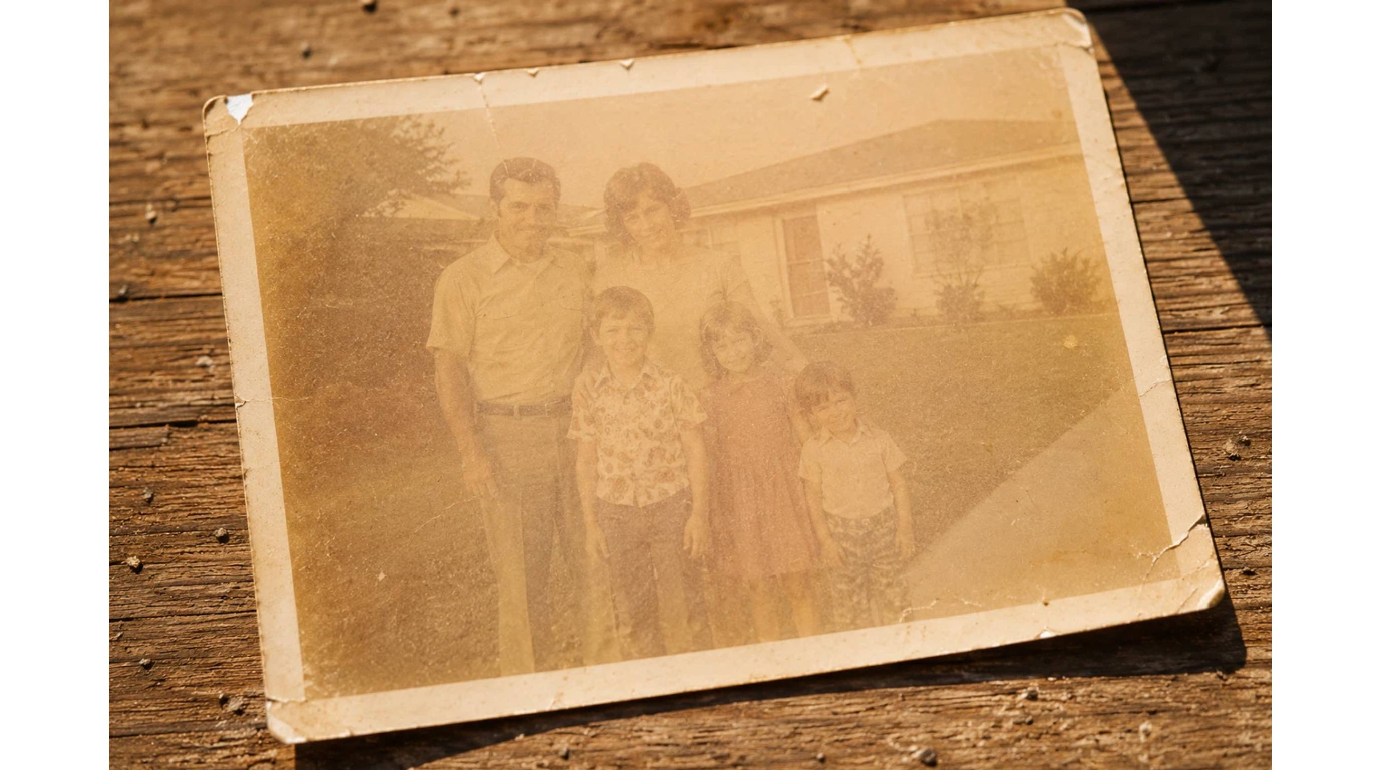 What types of damage can photo restoration fix Faded colors and poor contrast
