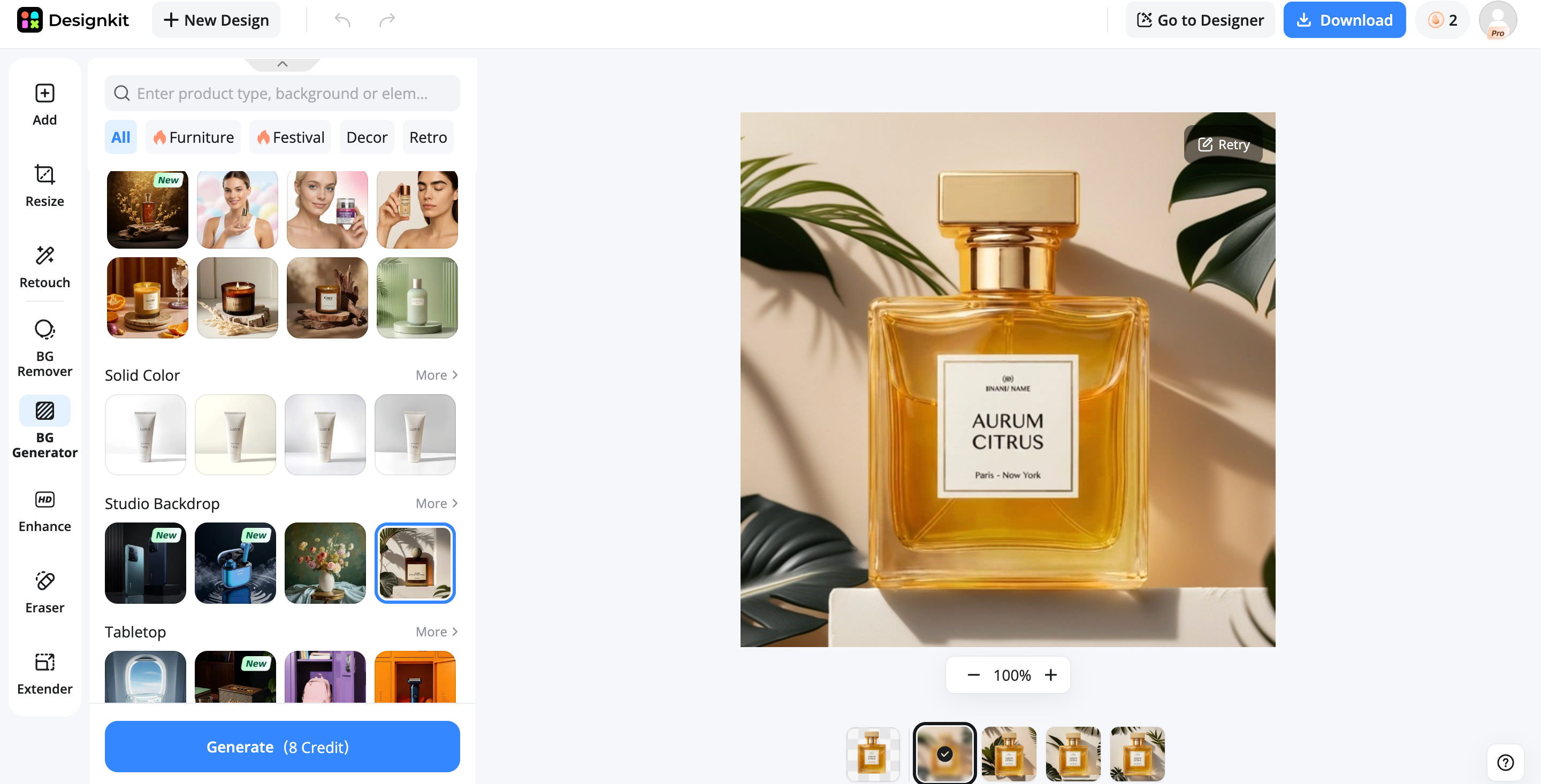 Remove Backgrounds Instantly with Designkit Add a New Backdrop and Export