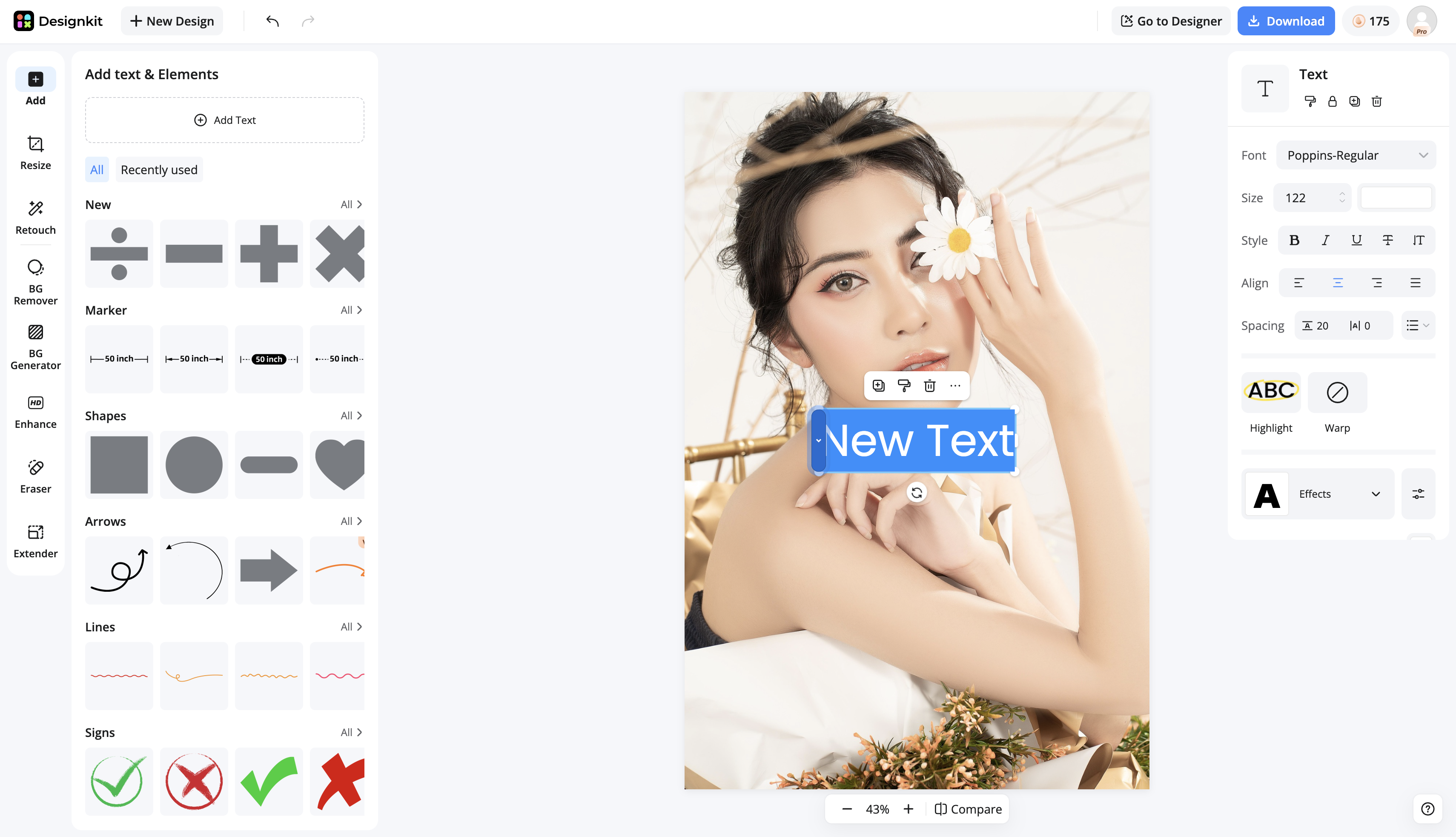 How to Watermark Your Photos with Designkit Set Your Brand Parameters