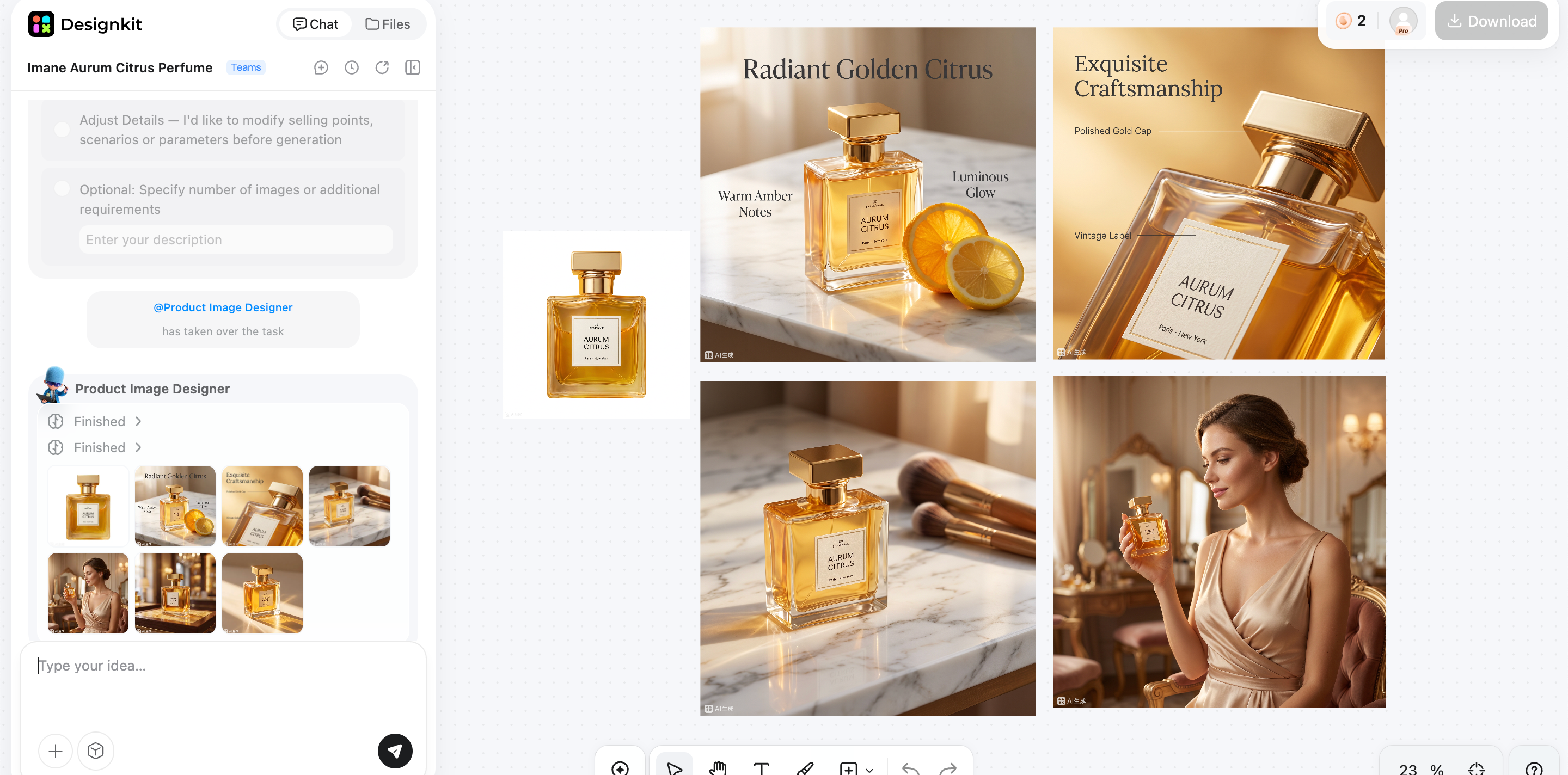 How to Create Facebook Selling Creative with Designkit Generate Selling Visuals