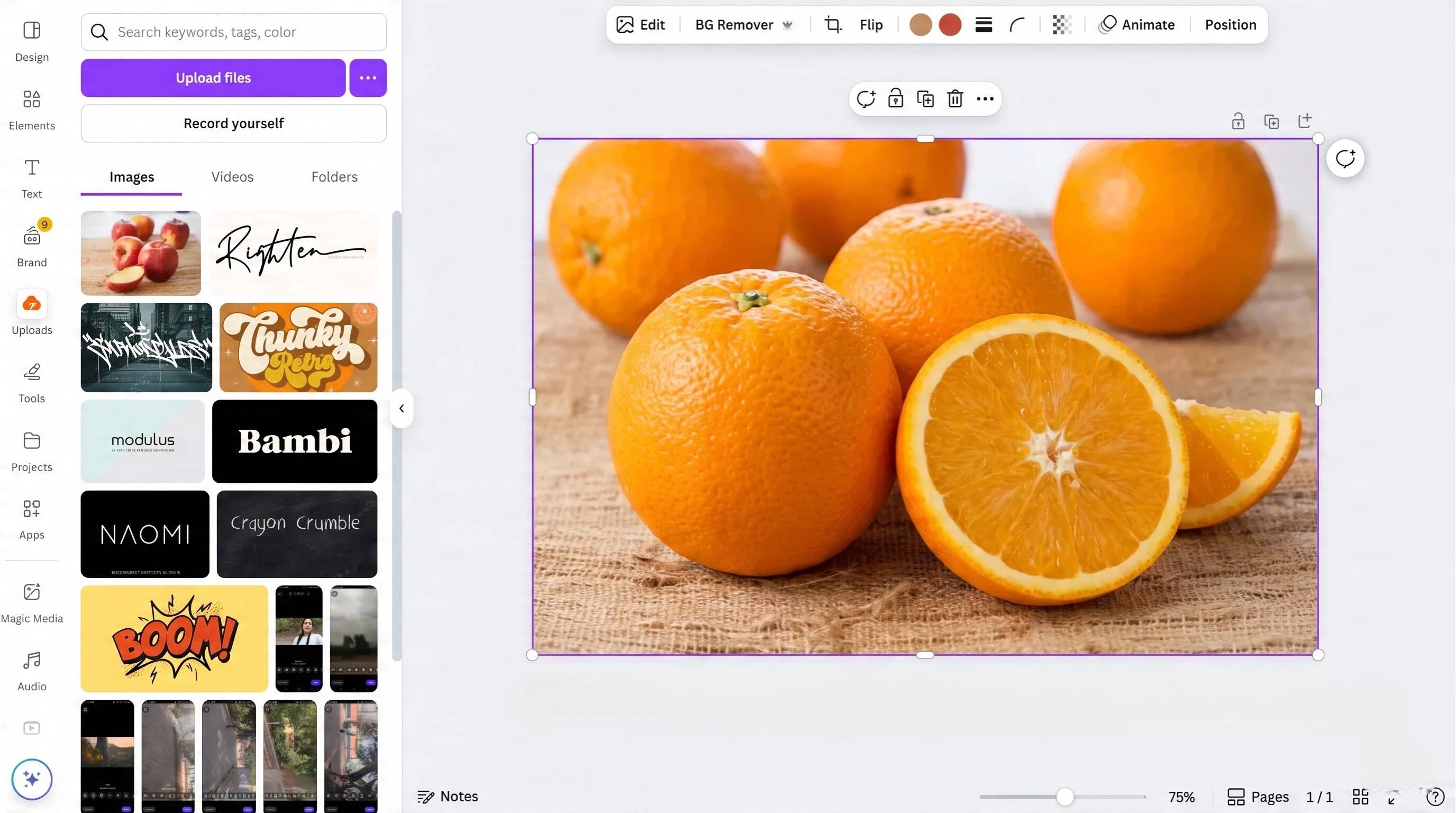 Upload and Select Your Image