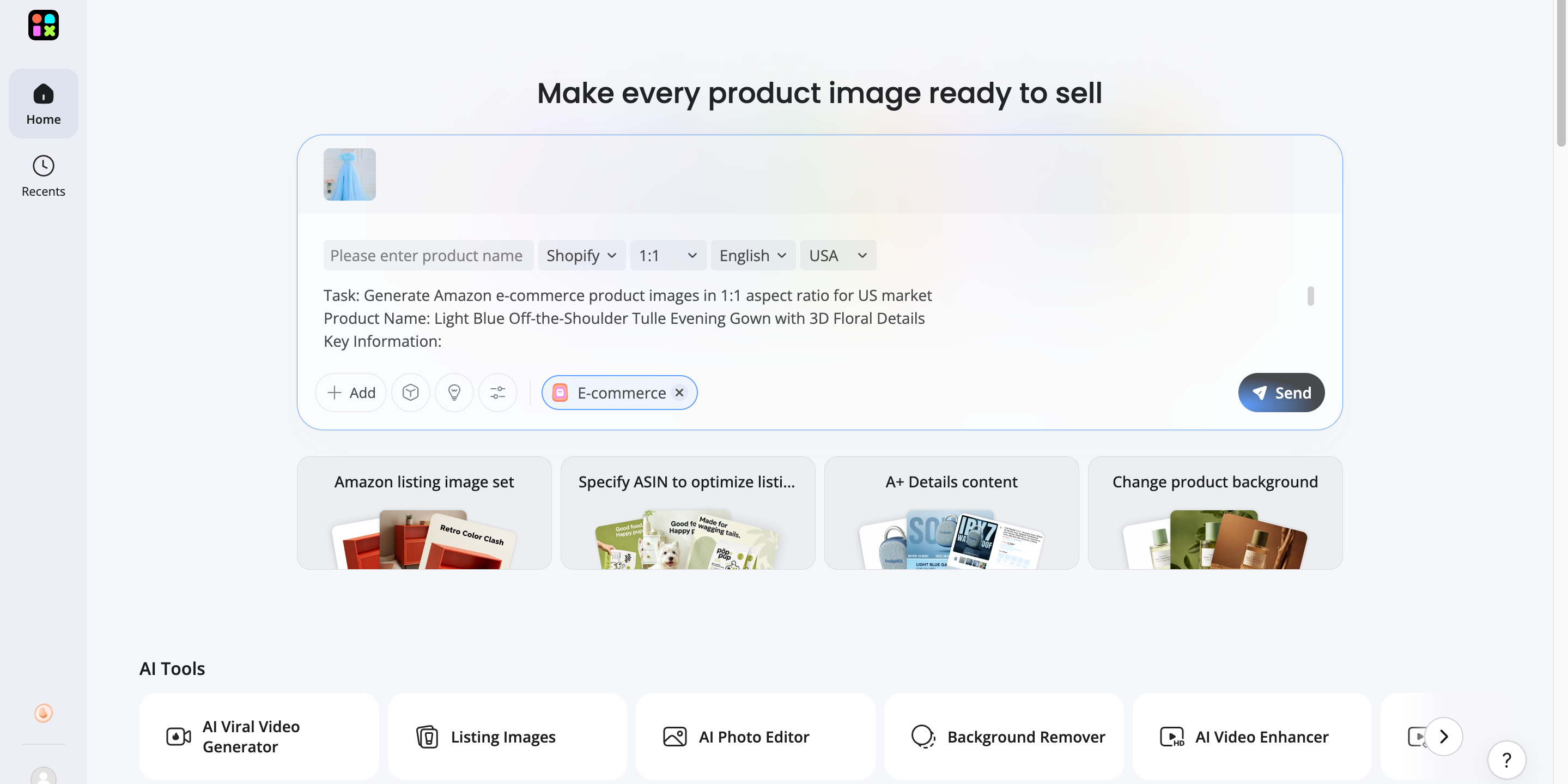 Create Ecommerce Visuals with Designkit Upload Your Product Images