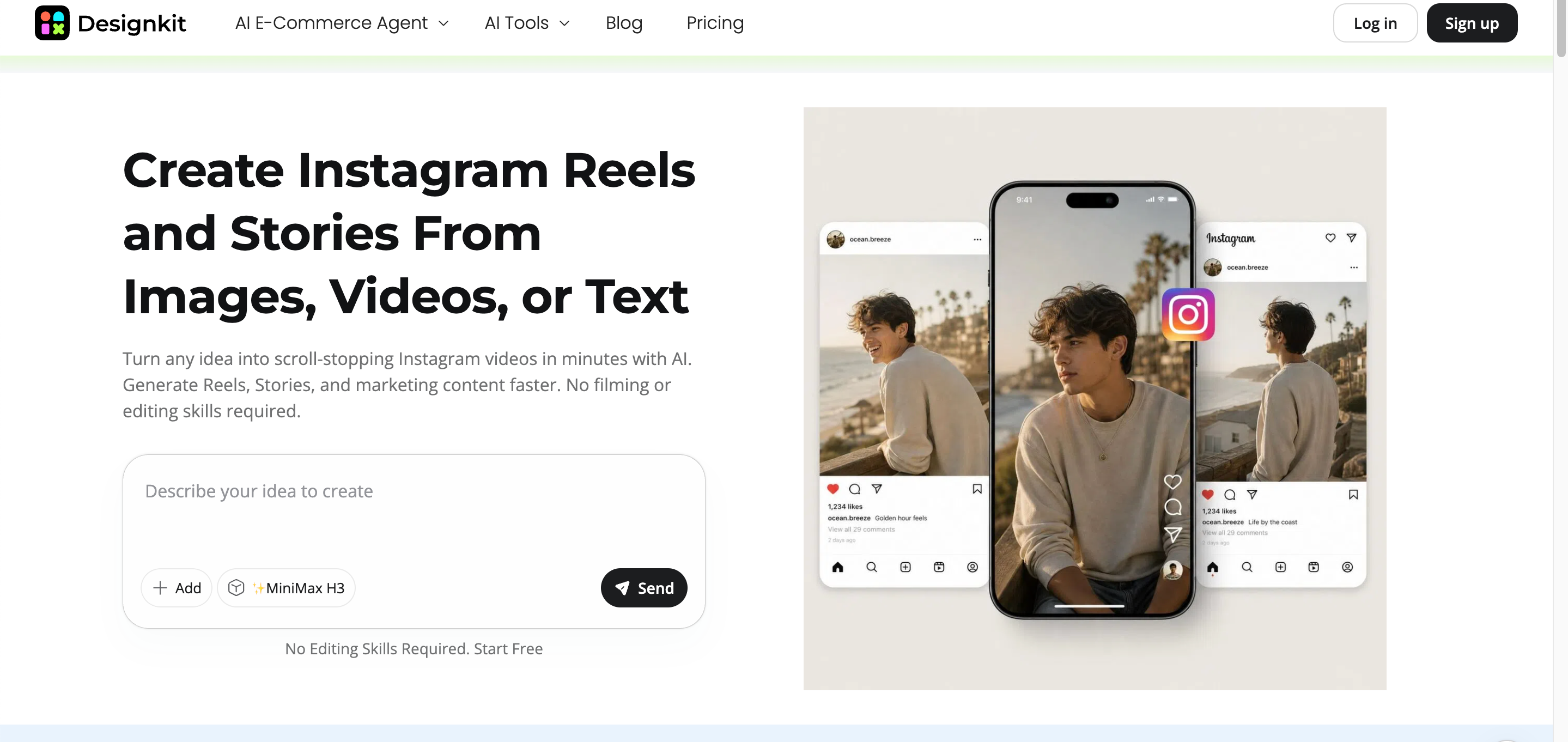 A faster workflow for creating Instagram posts with Designkit Designkit Instagram post maker