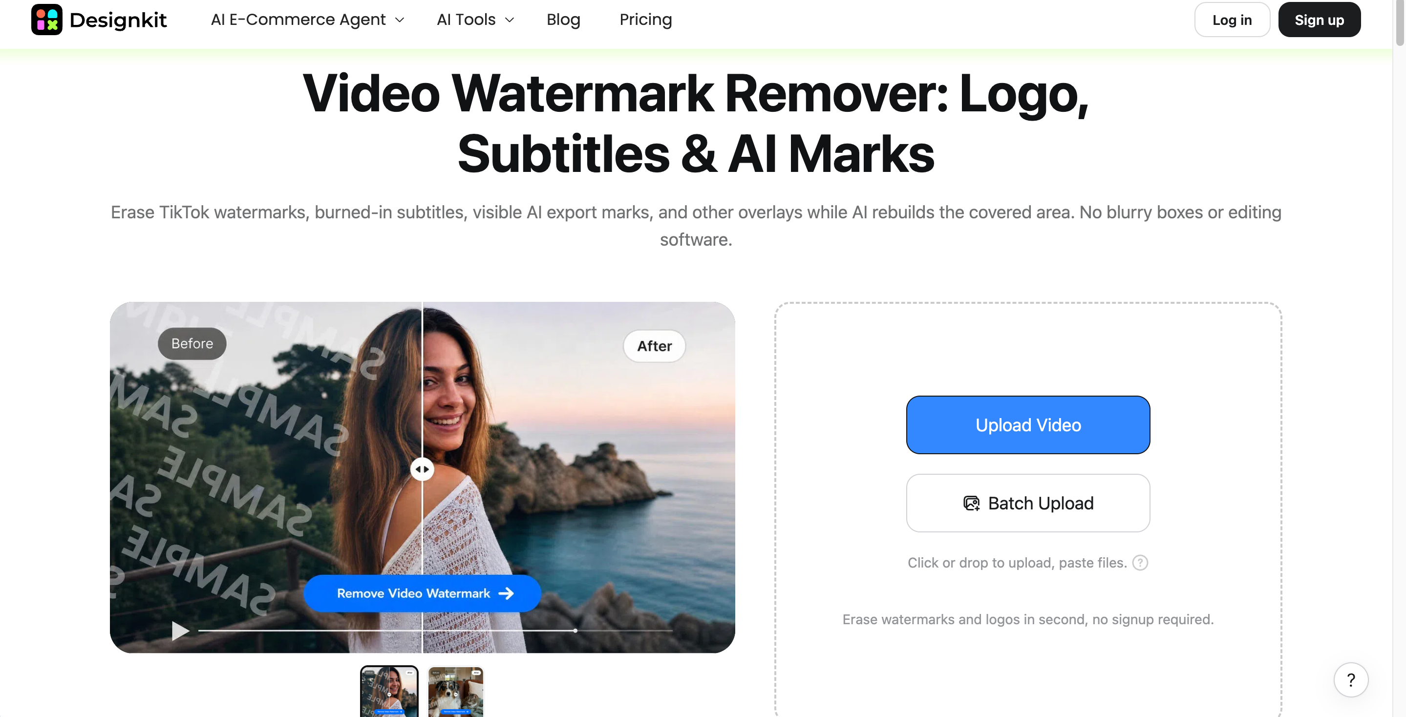 How to Remove a Watermark From a Video With Designkit Remove a Watermark From a Video With Designkit