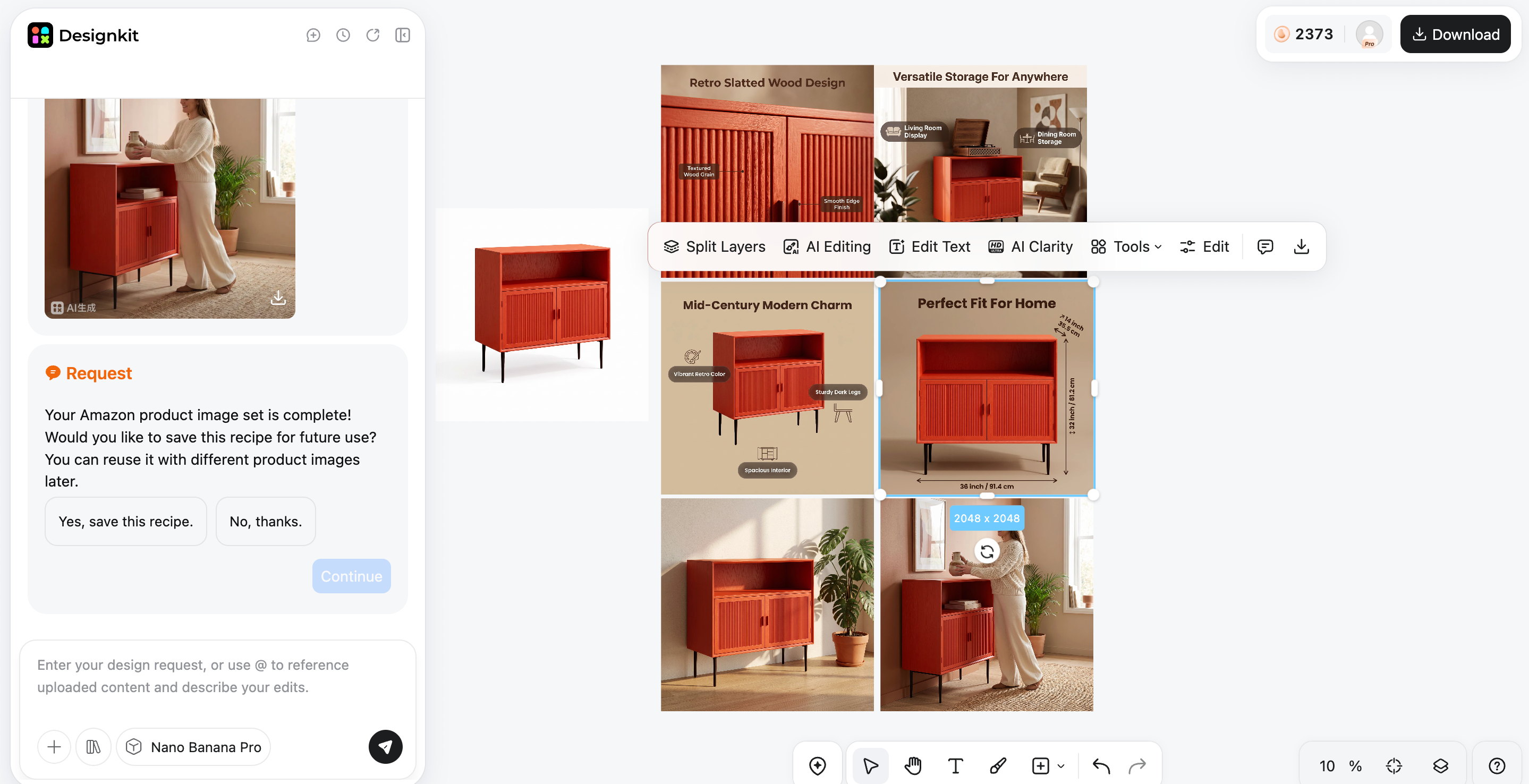 How to Generate AI Images with Designkit Generate, Refine, and Download Your Image