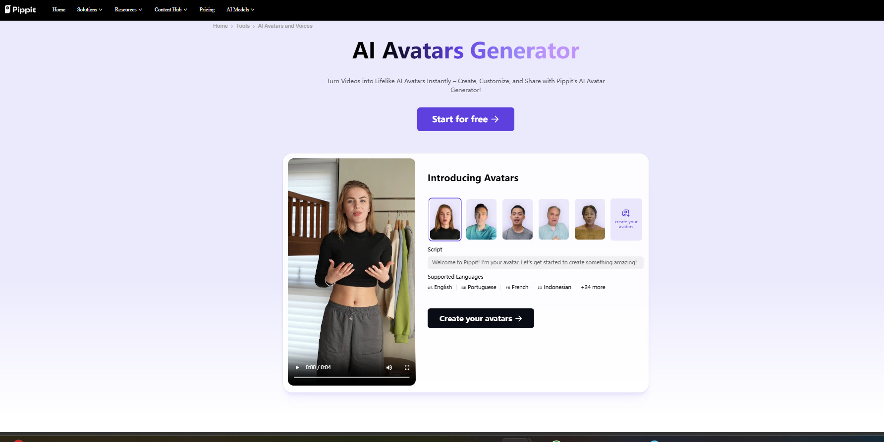 Pippit AI Features Review AI Images, Avatars and Product Content