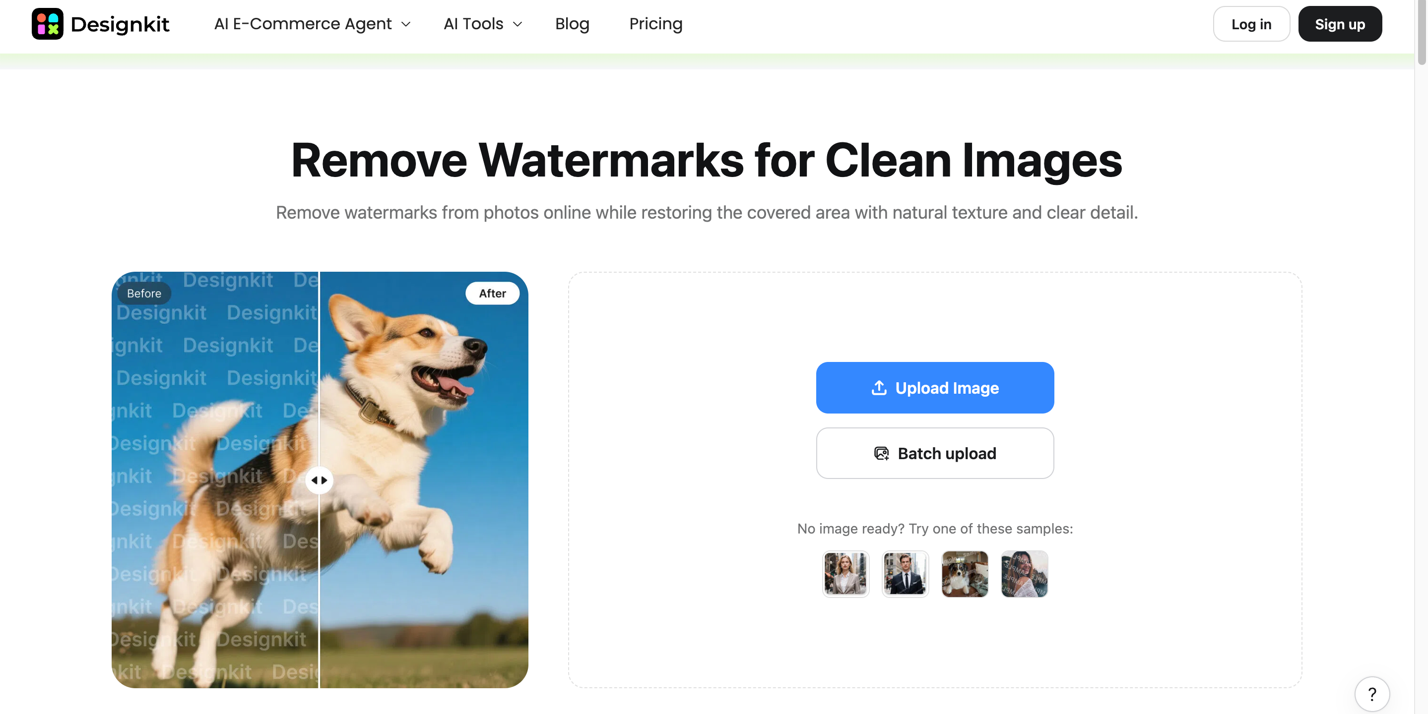 How to Remove a Watermark From an Image With Designkit Remove a Watermark From an Image With Designkit