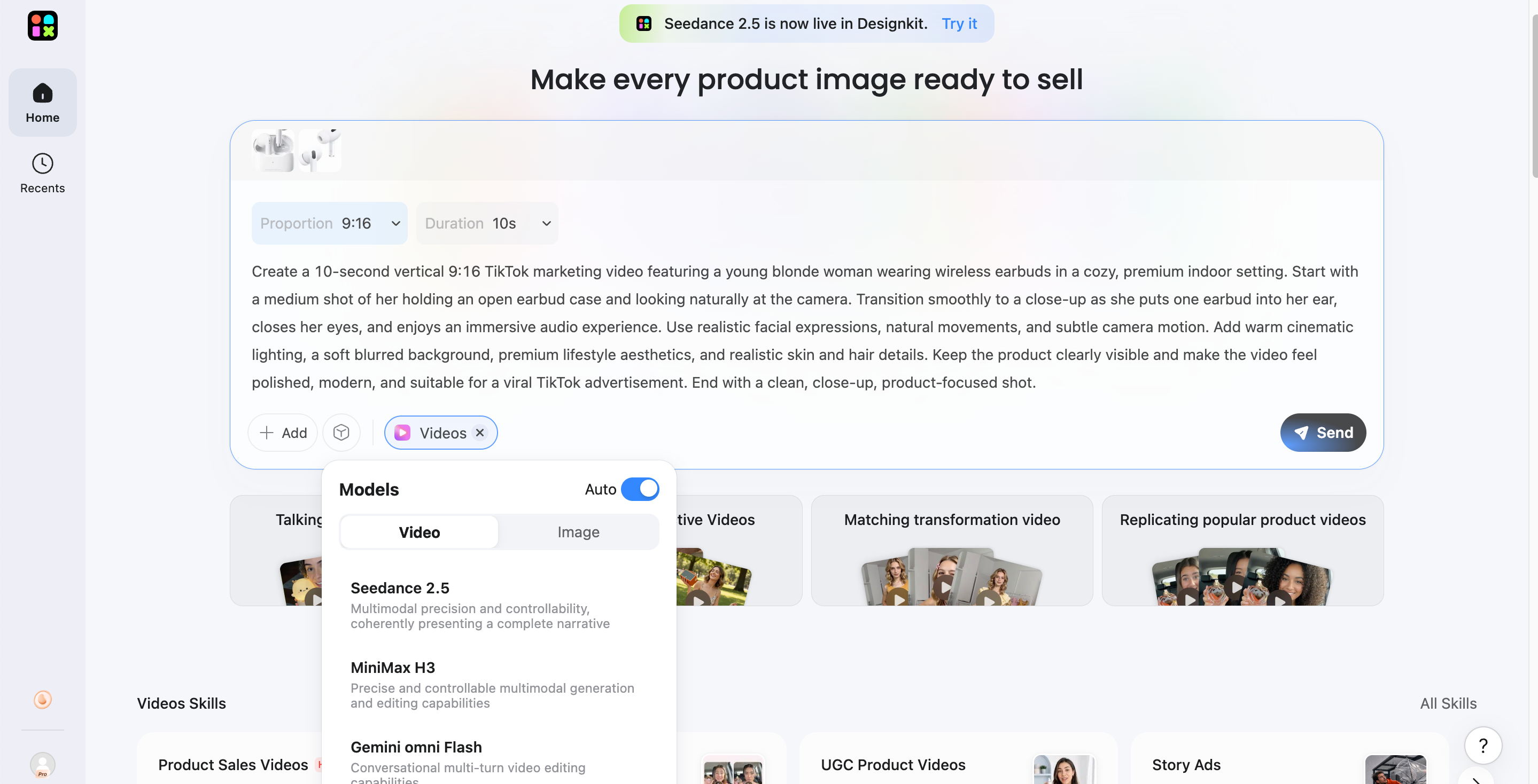 3 Steps to Create TikTok-Ready Visuals With Designkit Describe Creative Direction