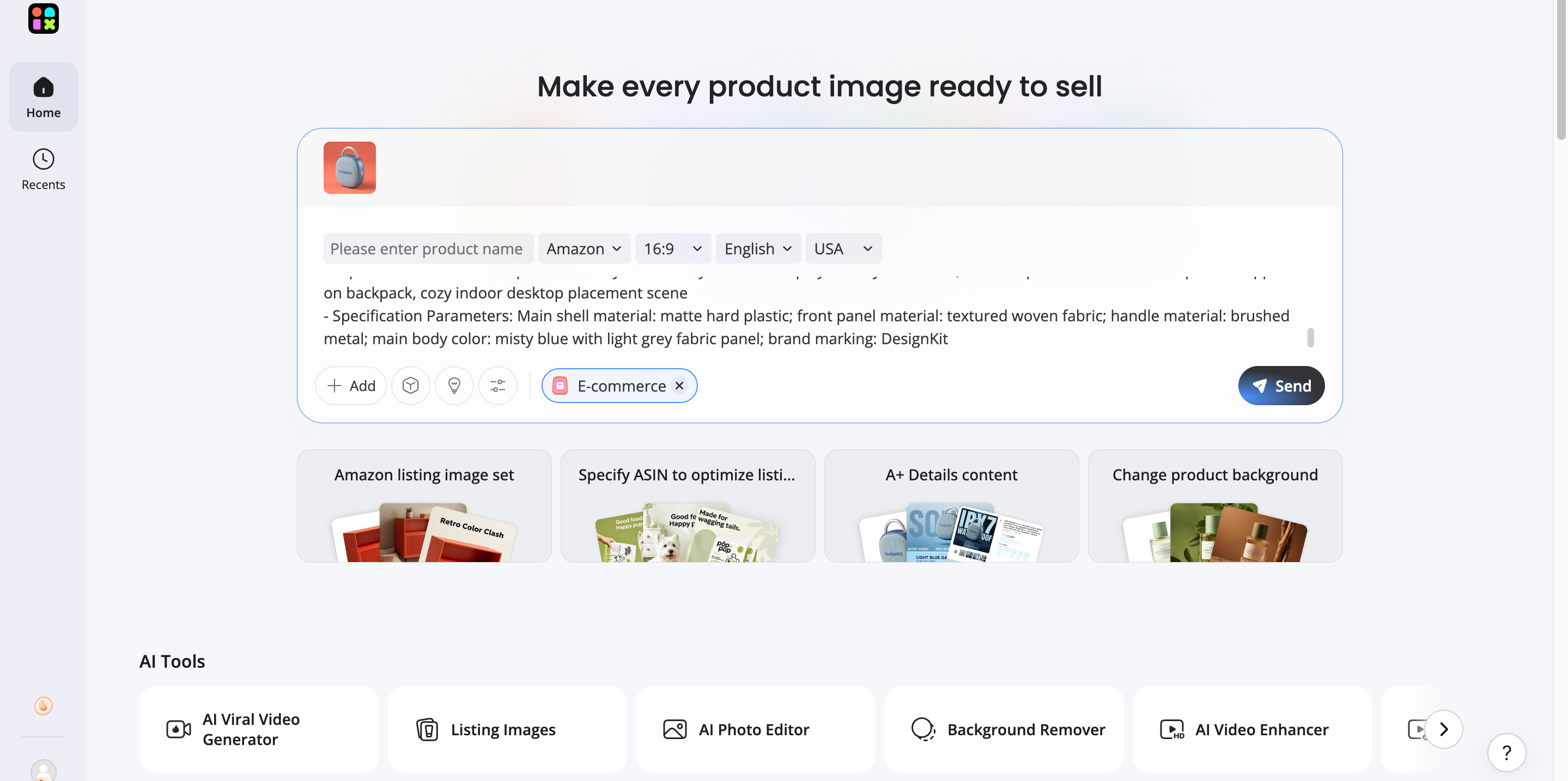 How to create Cyber Monday marketing assets with Designkit Generate promotional creatives