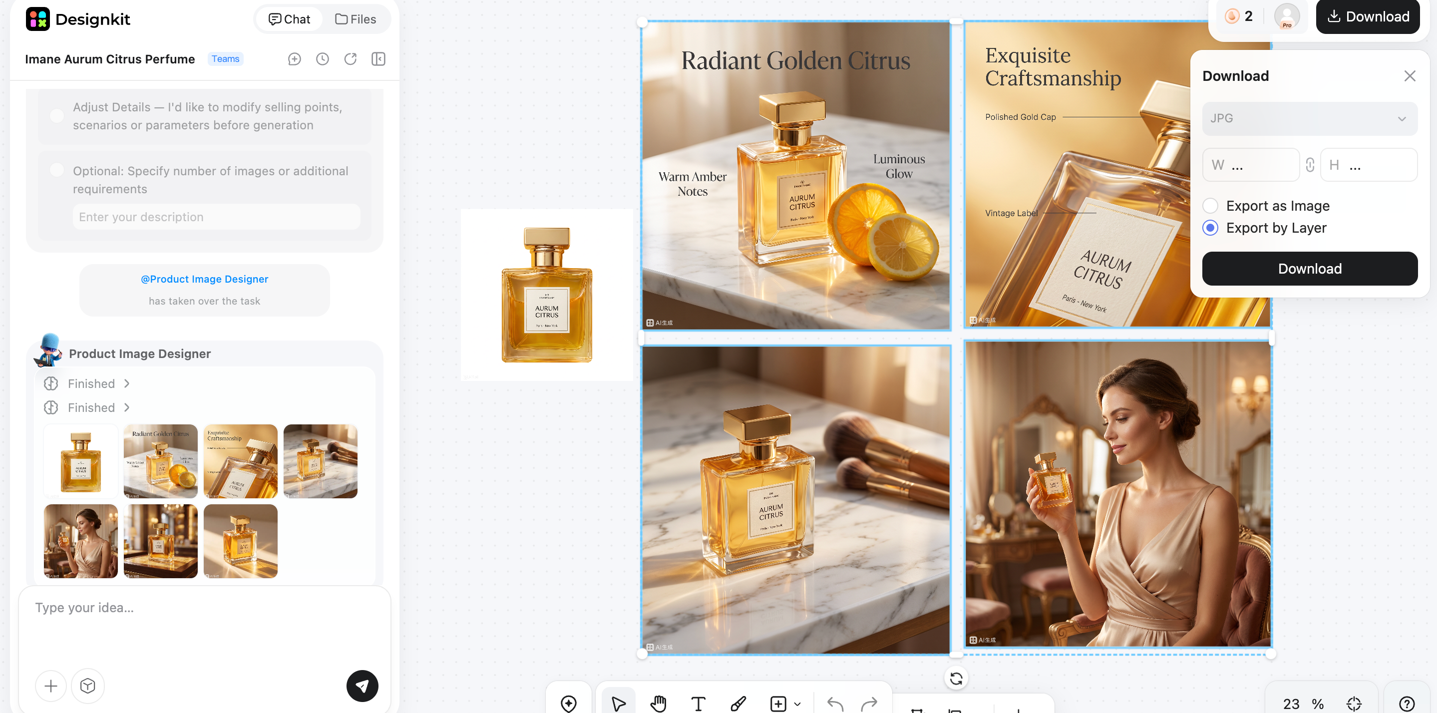 How to Create Facebook Selling Creative with Designkit Export and Publish