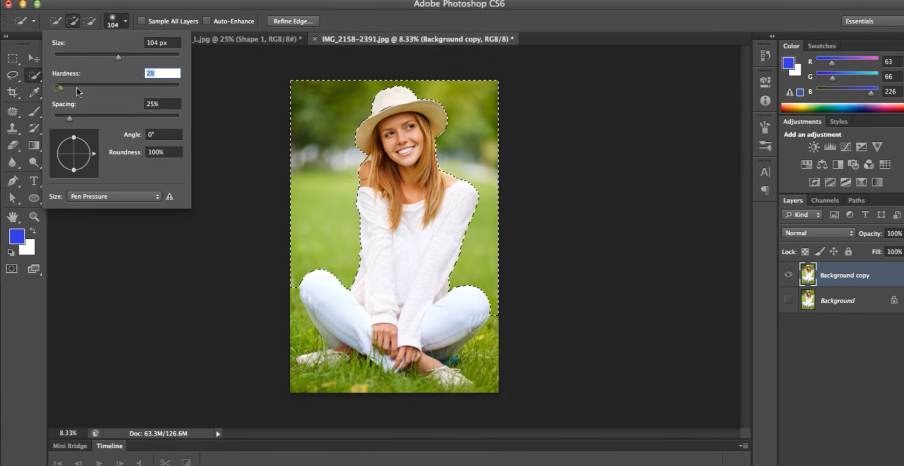 How to Remove Background in Photoshop Step by Step Select the Subject