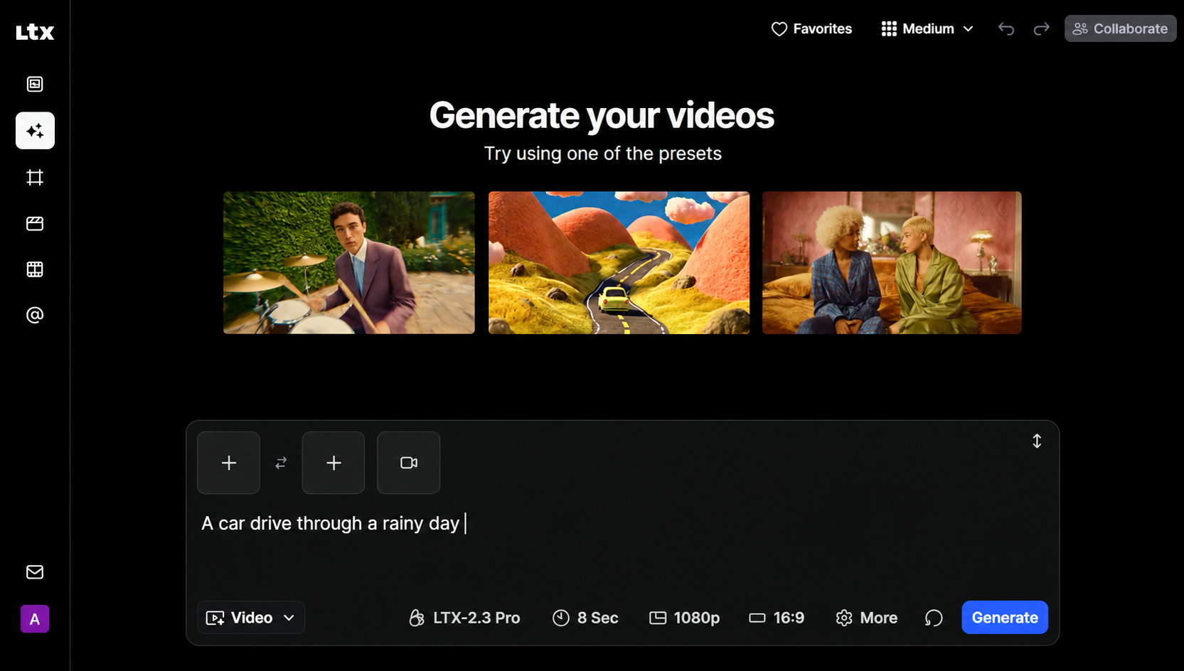How to create videos with LTX Studio Generate and review your video