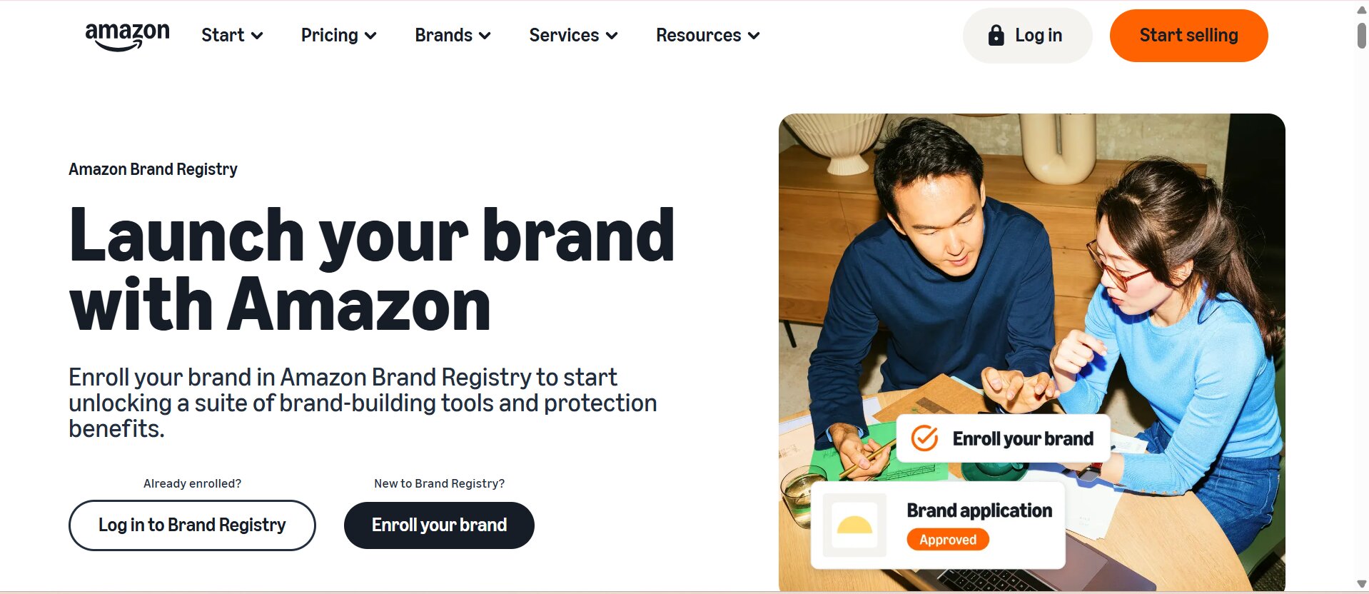 How to create an Amazon Storefront step-by-step Enroll your brand in Amazon Brand Registry