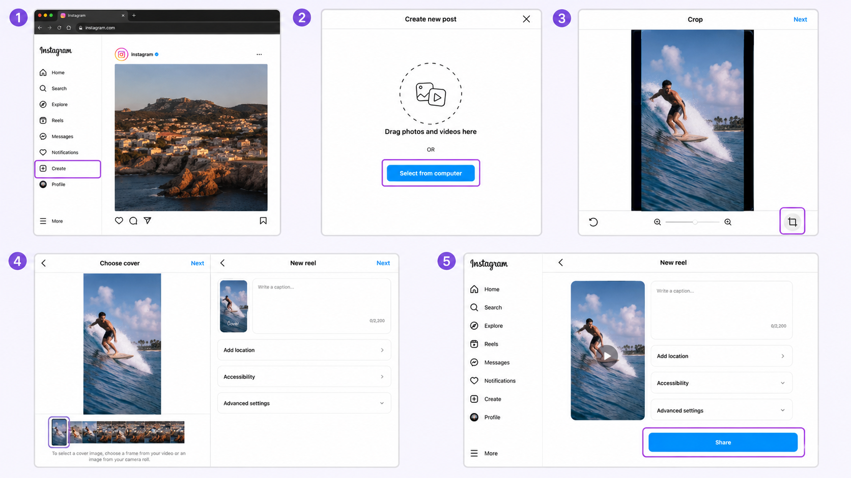 How to Post on Instagram from Desktop How to Post Instagram Reels from Desktop