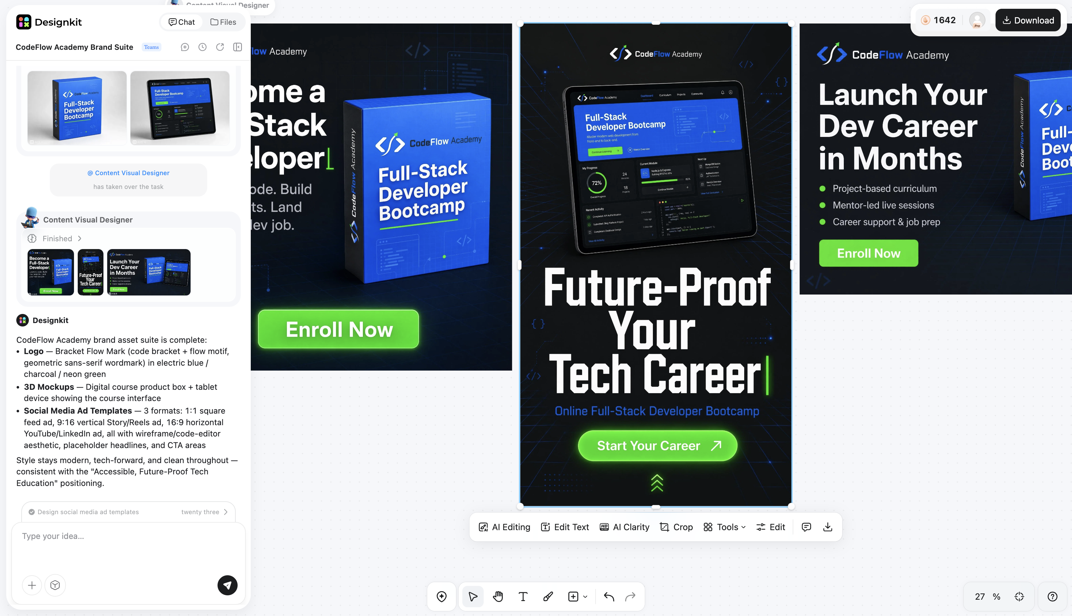 How to Create Digital Product Marketing Assets with Designkit Generate Multi-Format Ad Campaigns