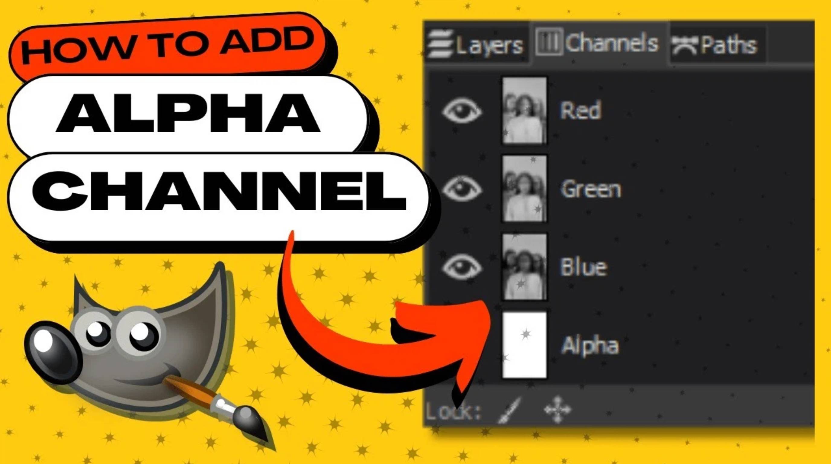 How to Add an Alpha Channel Add an Alpha Channel