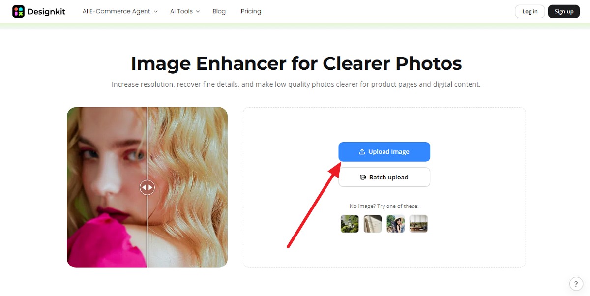 upload image to the tool upload image to the tool