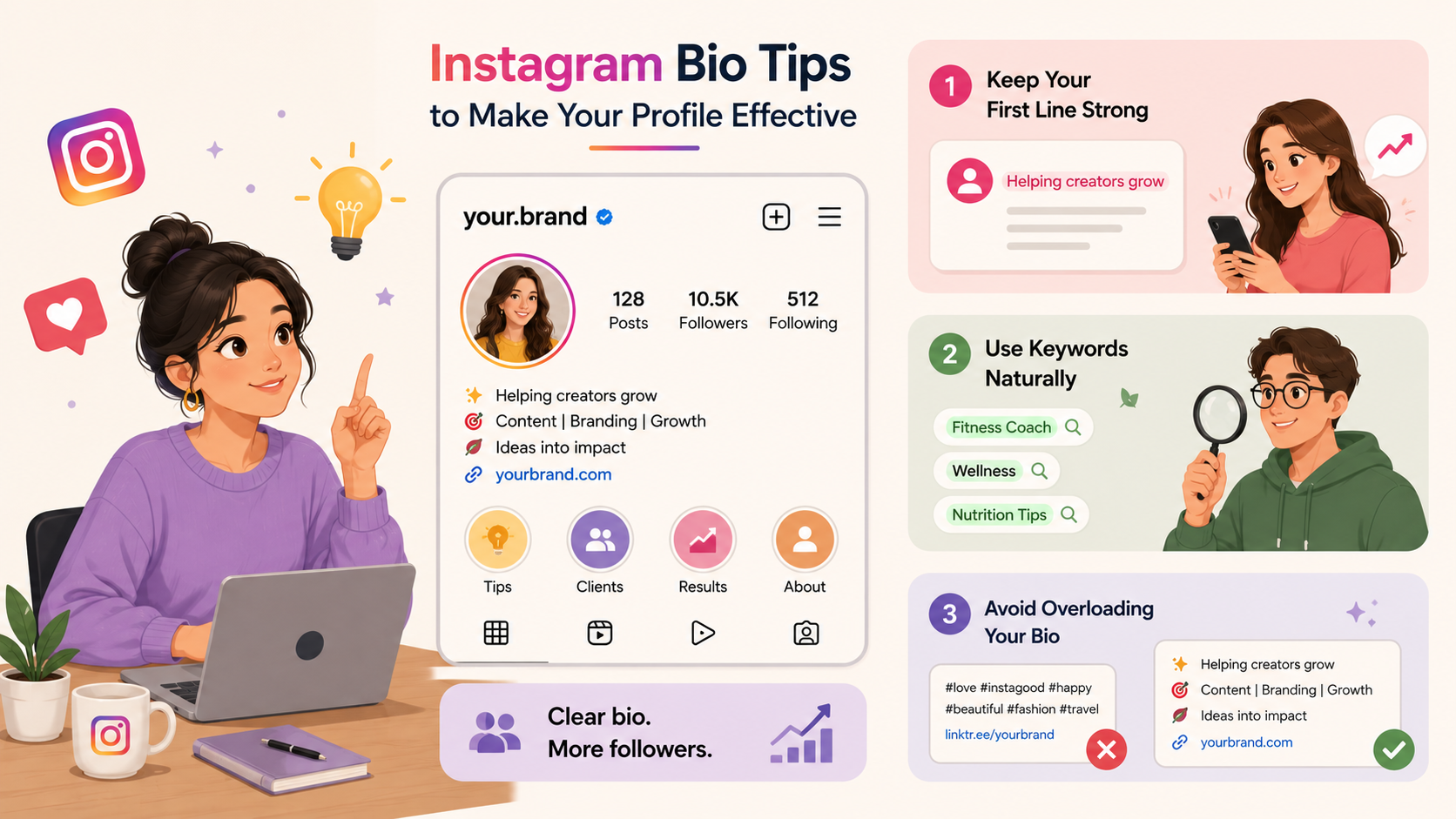 Instagram Bio Tips to Make Your Profile Effective