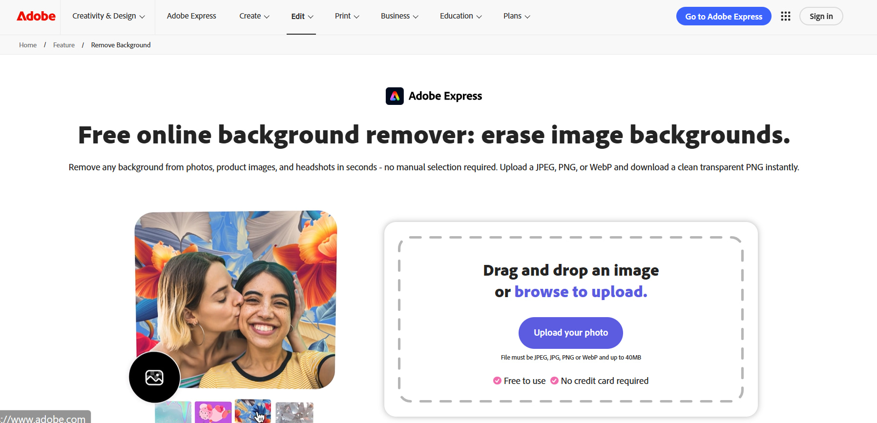 Best Remove.bg alternatives Adobe Express