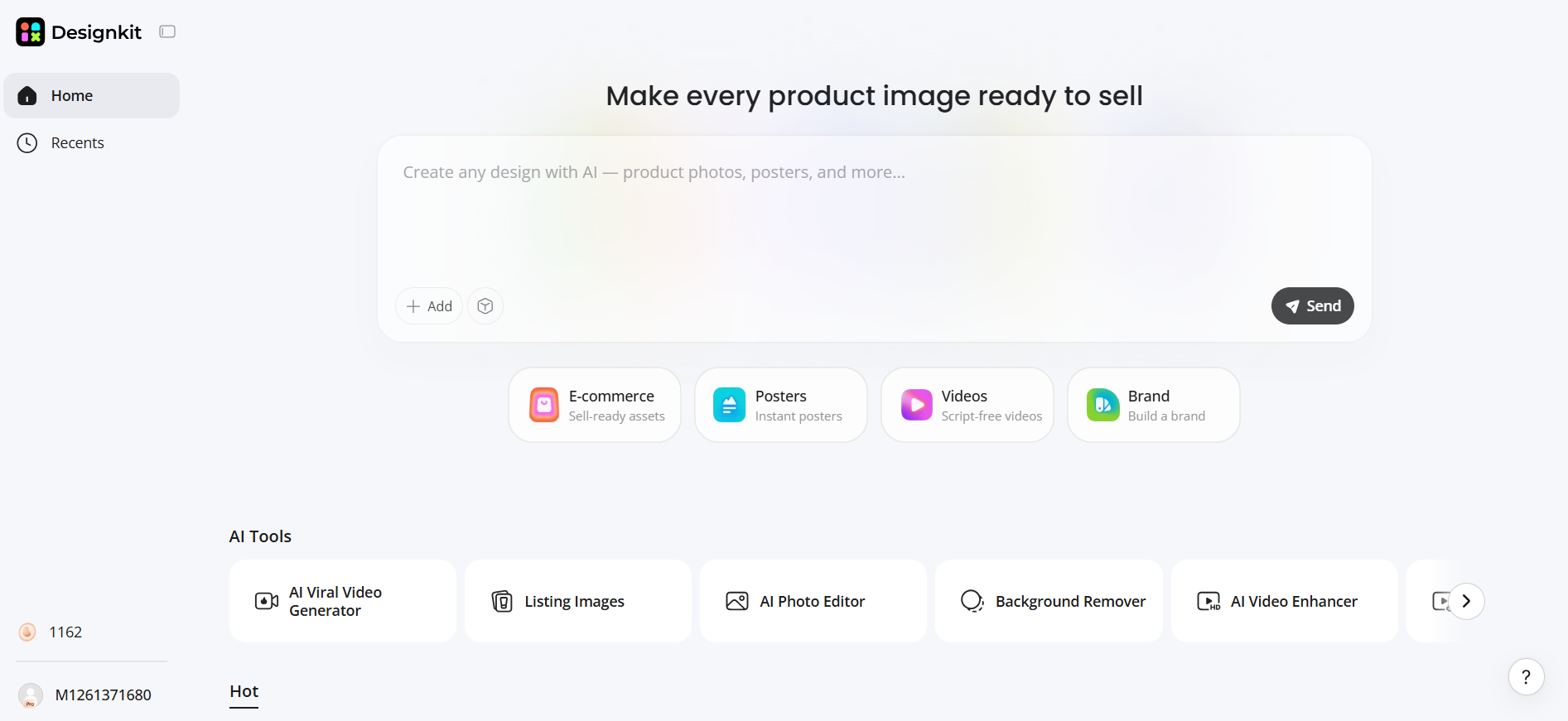Create TikTok Marketing Videos Faster with Designkit Designkit workspace