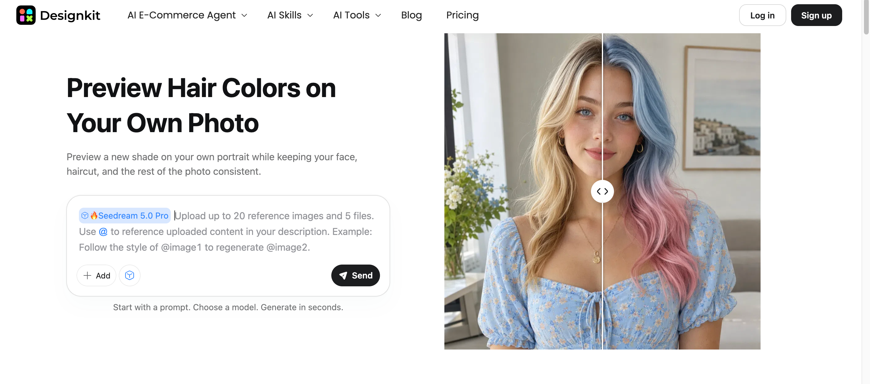 Designkit Hair Color Try On