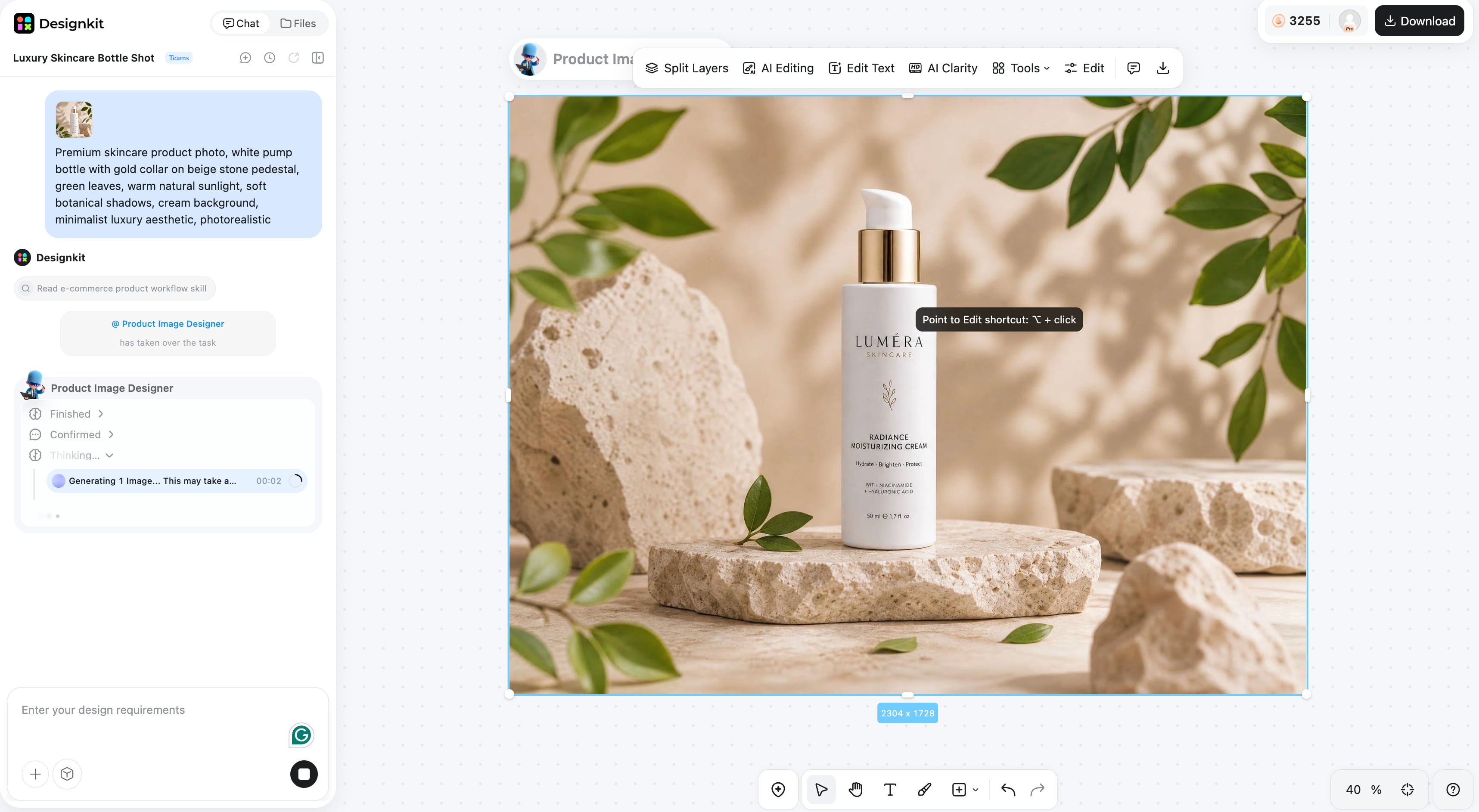 How to create marketing images with Designkit Export the finished creative