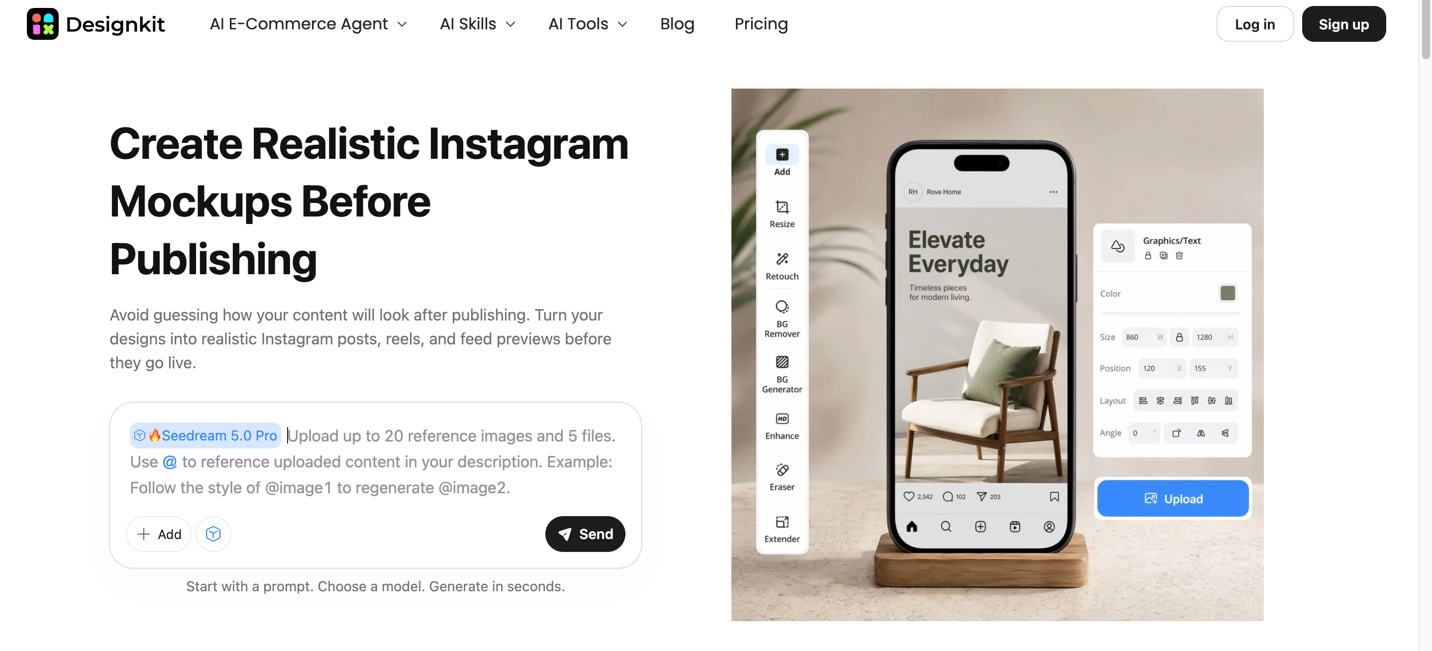 Optimize Your Instagram Desktop Workflow with Designkit Designkit Instagram Content Maker