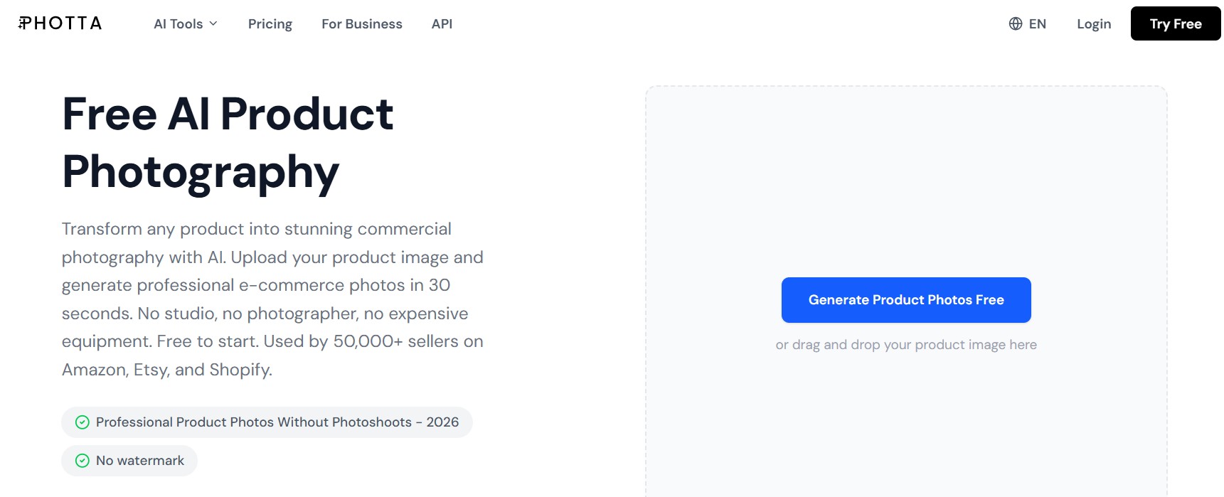 Best AI product photography tools in 2026 Photta