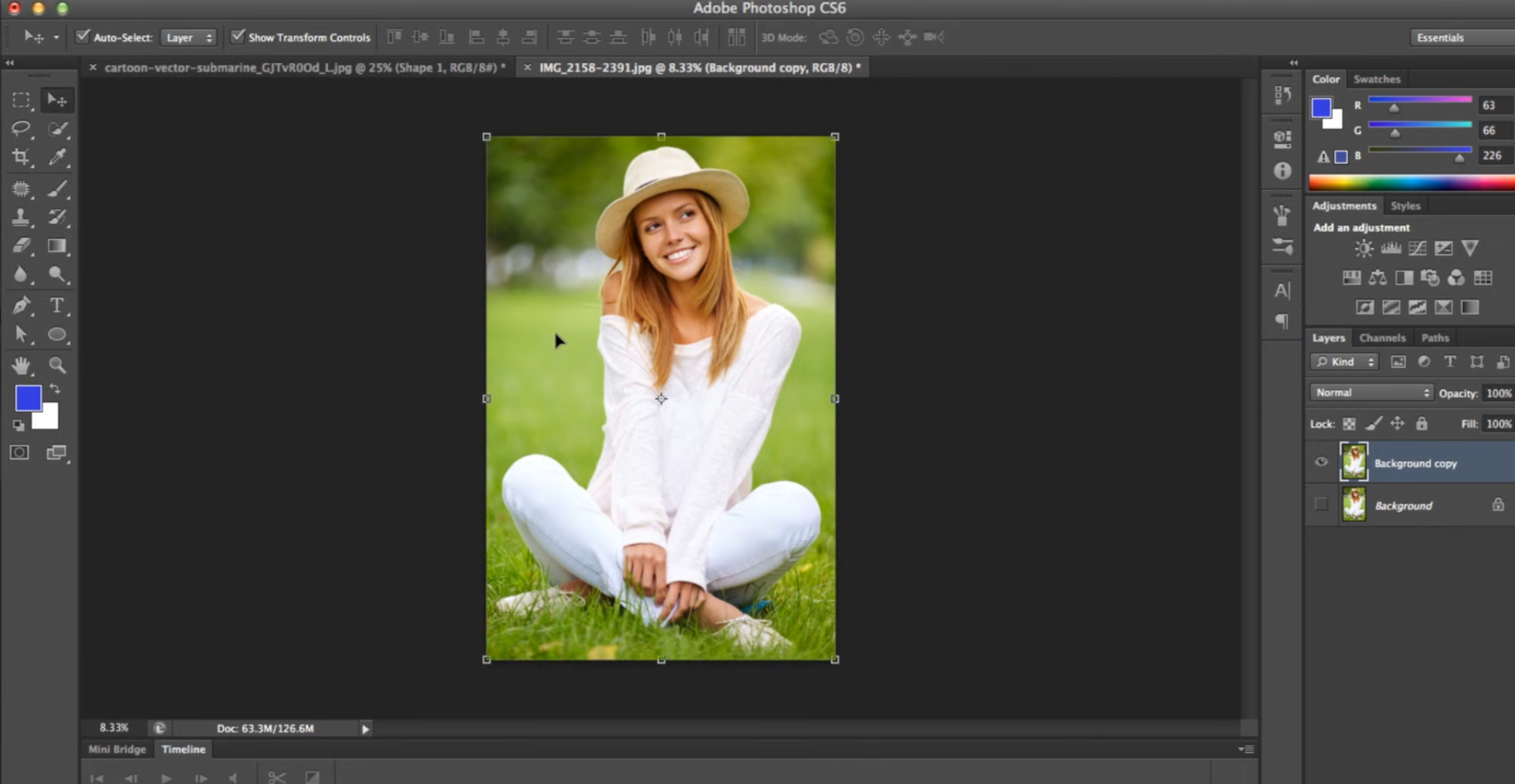 How to Remove Background in Photoshop Step by Step Open Your Image
