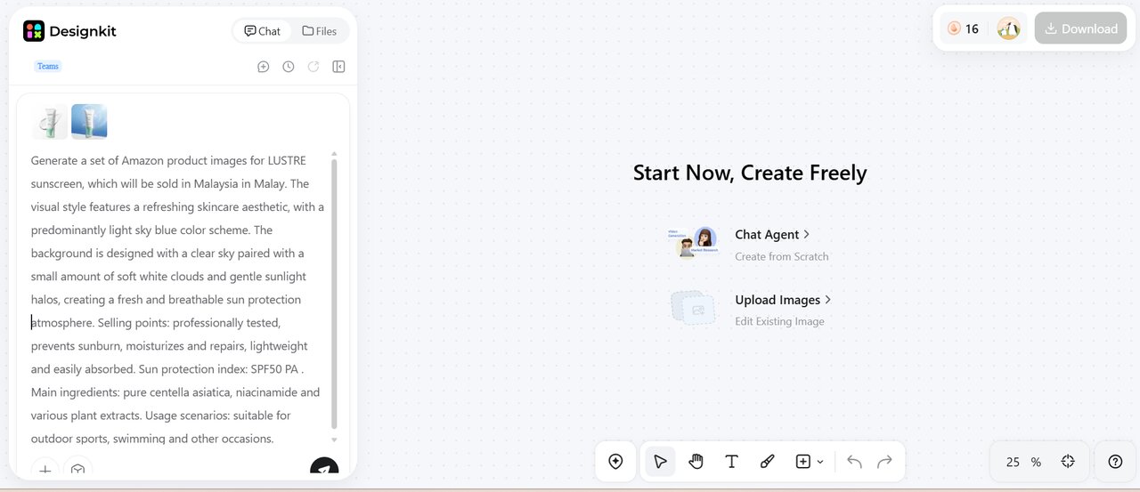 How to create Amazon Storefront assets with Designkit Upload your product images