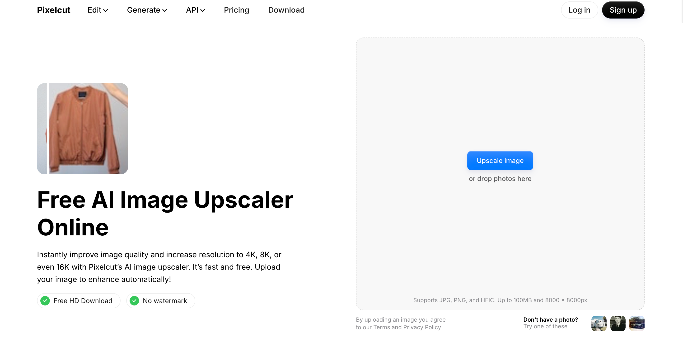 Pixelcut AI Feature Review Pixelcut AI Image Upscaler & Photo Enhancer