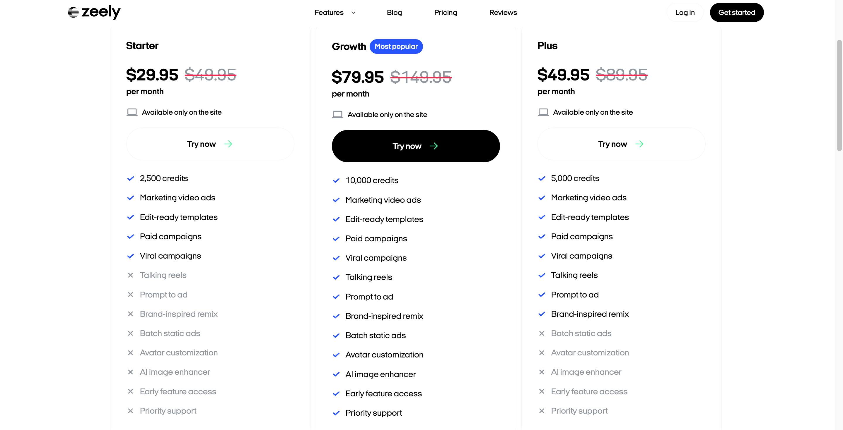 Zeely Pricing Plans