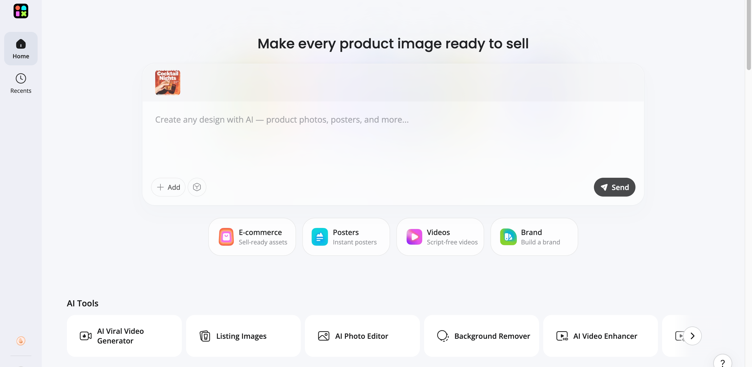 How to create Instagram marketing assets with Designkit Upload your product images or brand assets