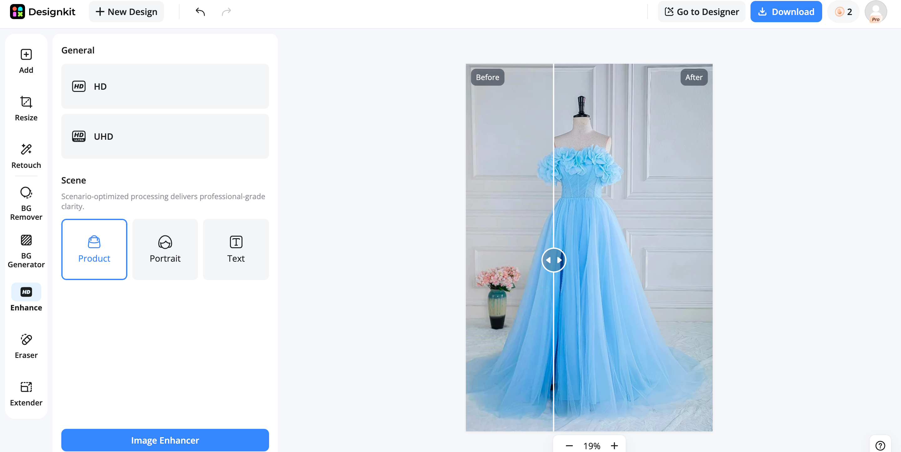 Upload and Enhance Your Images