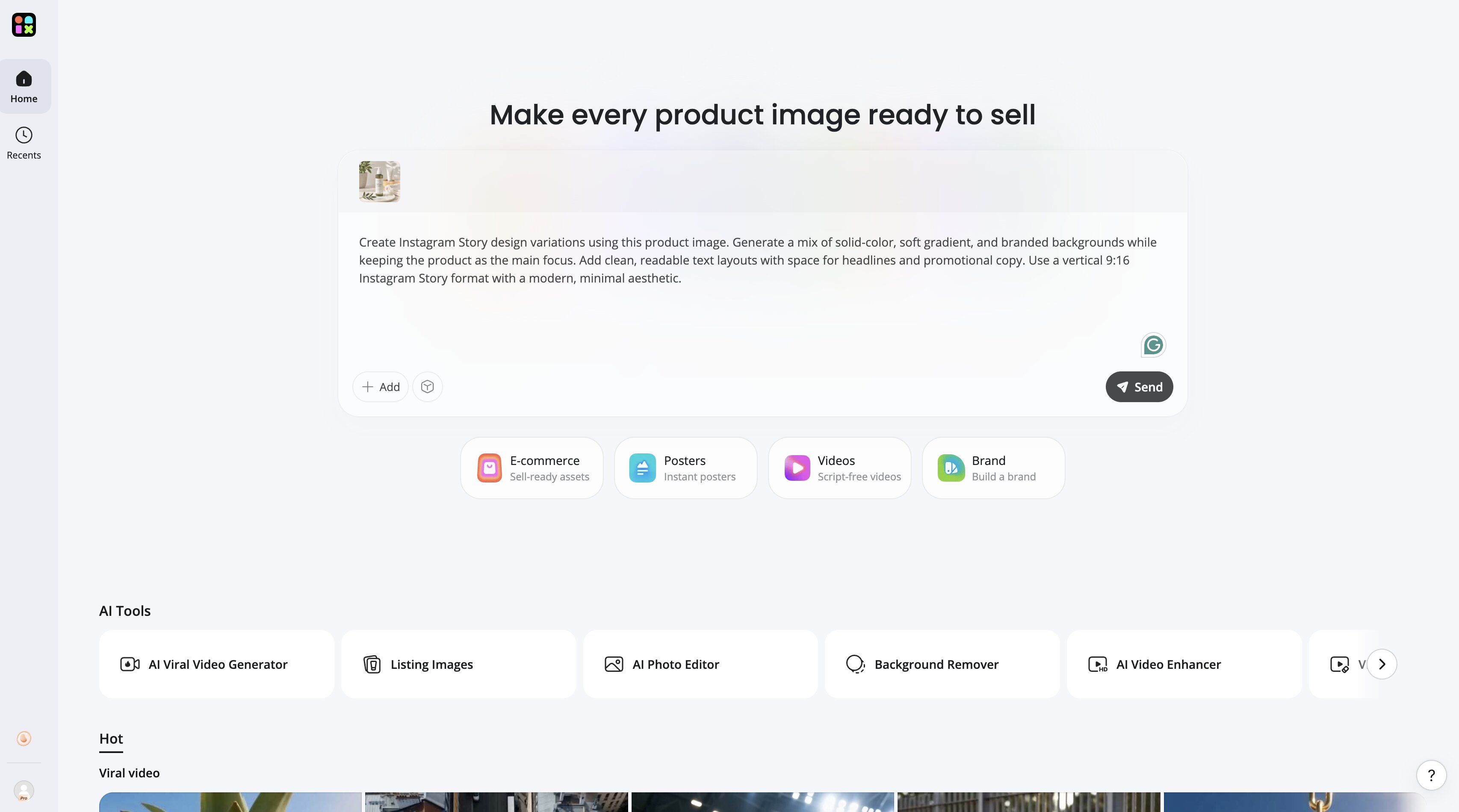 How to Create Instagram Story Designs With Designkit in 3 Steps text